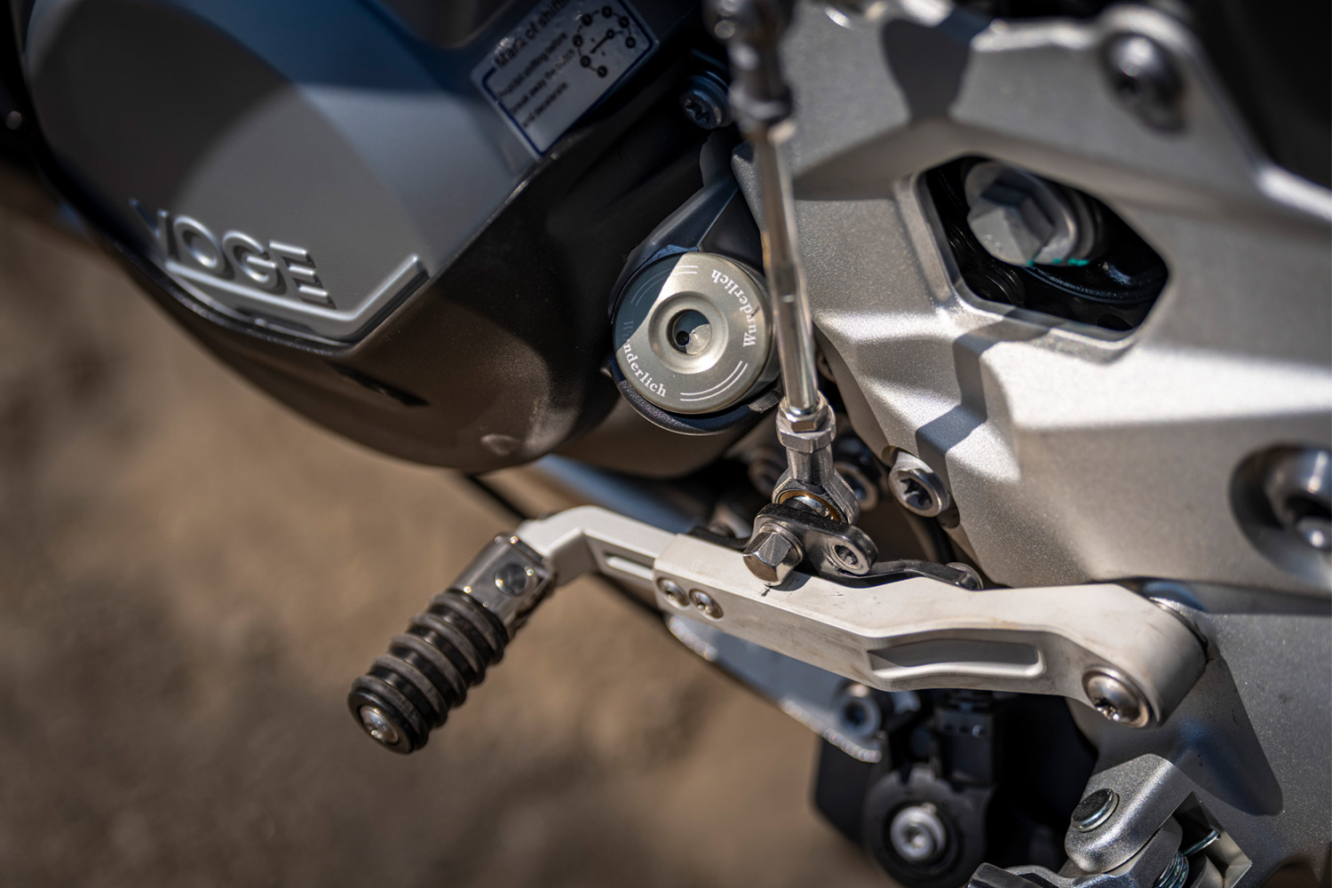 Wunderlich Adjustable Gear Shift Lever CLEVER LEVER VOGE DS900X