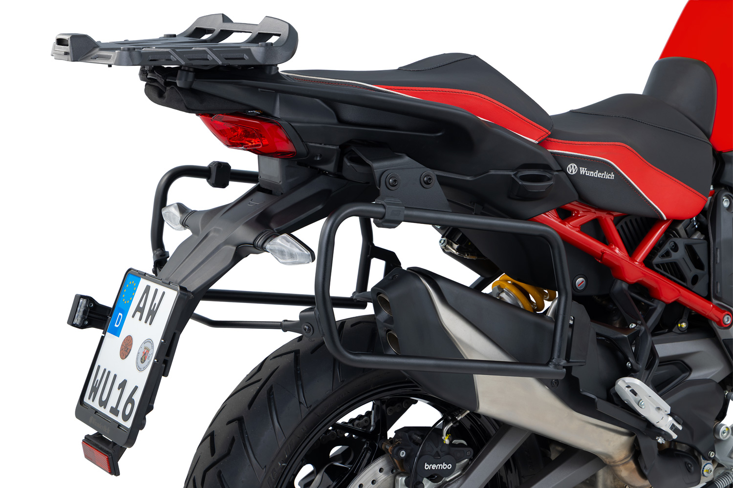 Wunderlich X-RACK case carrier for Multistrada V4