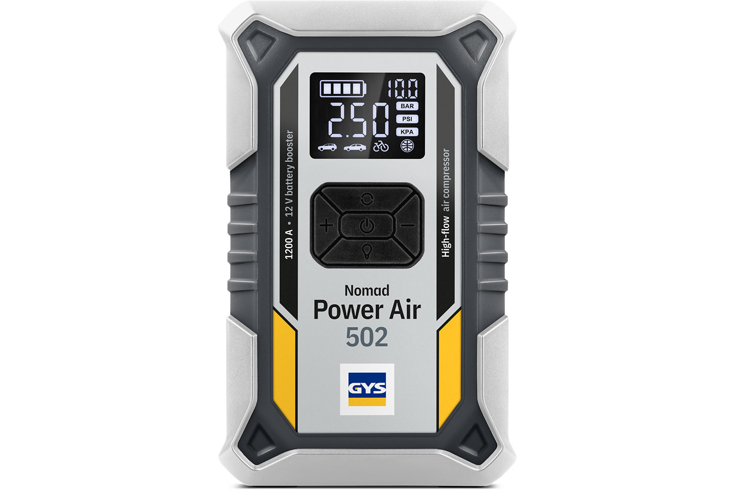 12-V Starthilfe-Booster mit Luftkompressor NOMAD AIR 502