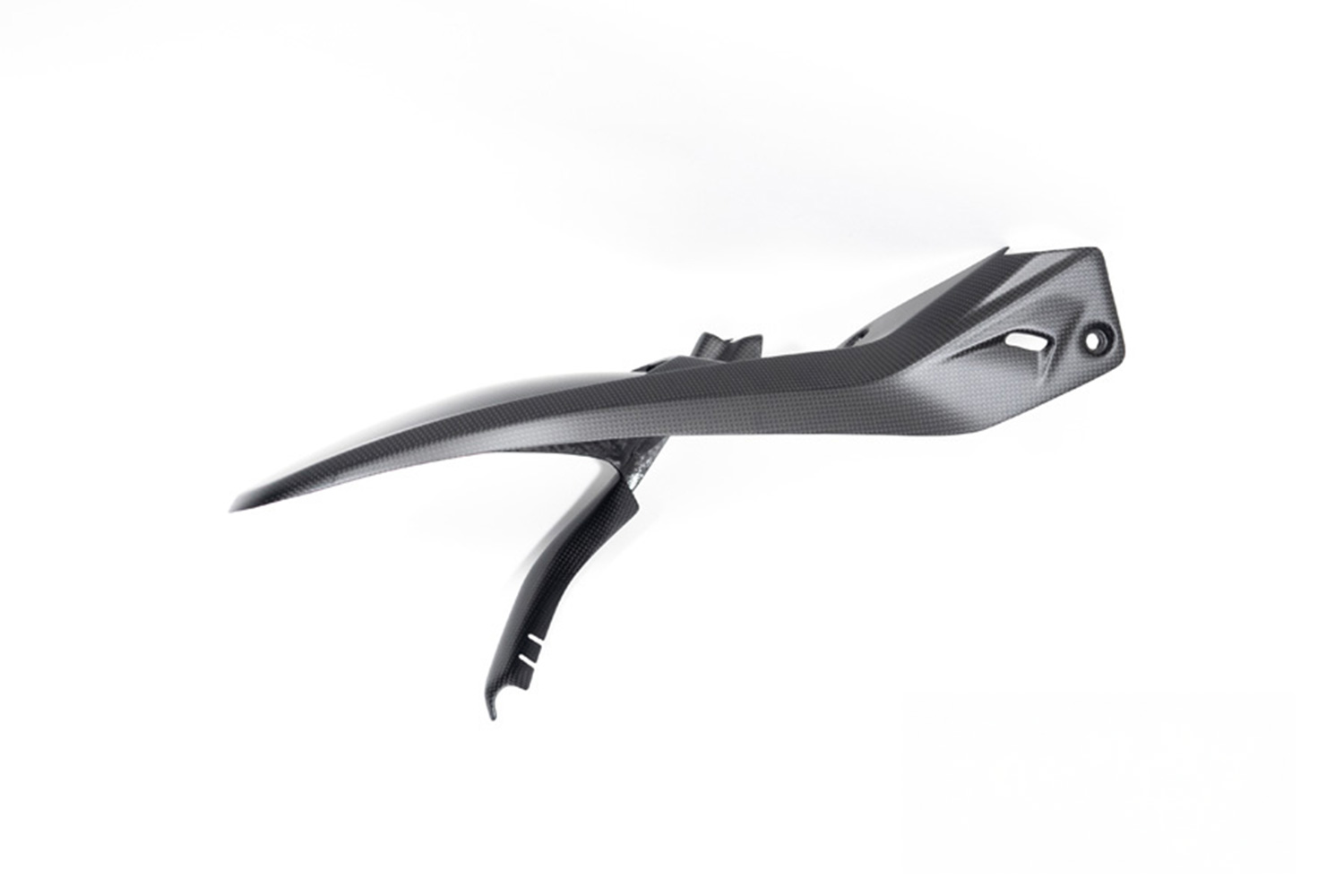 Parafango posteriore Ilmberger con copritubo freno in carbonio opaco MTS /PP/RS