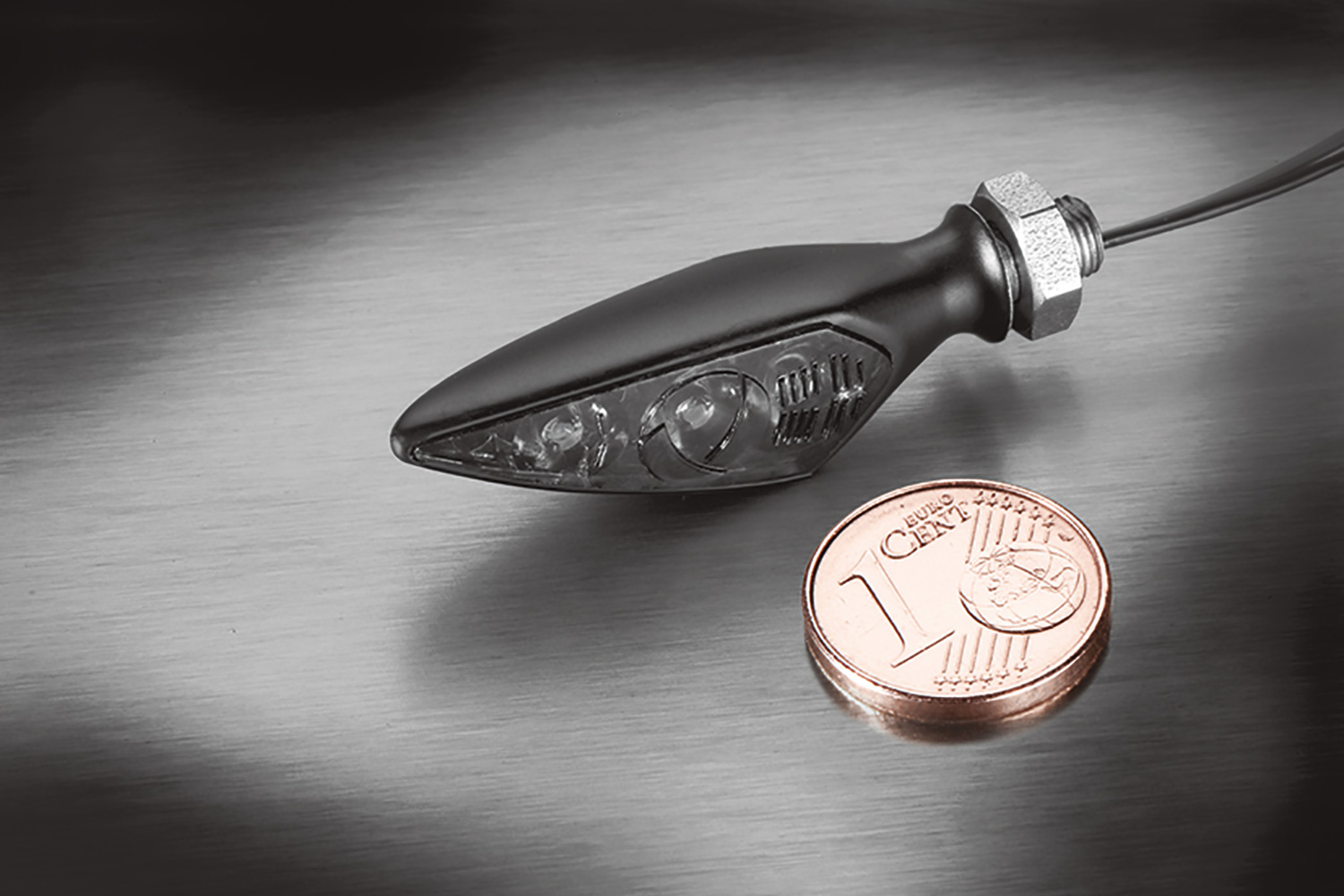 Wunderlich Blinker Halterung inkl. Kellermann Rhombus S Dark Blinker