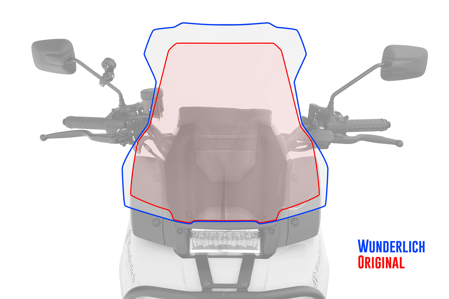 Bulle de carénage Wunderlich MARATHON avec renforcement de la bulle