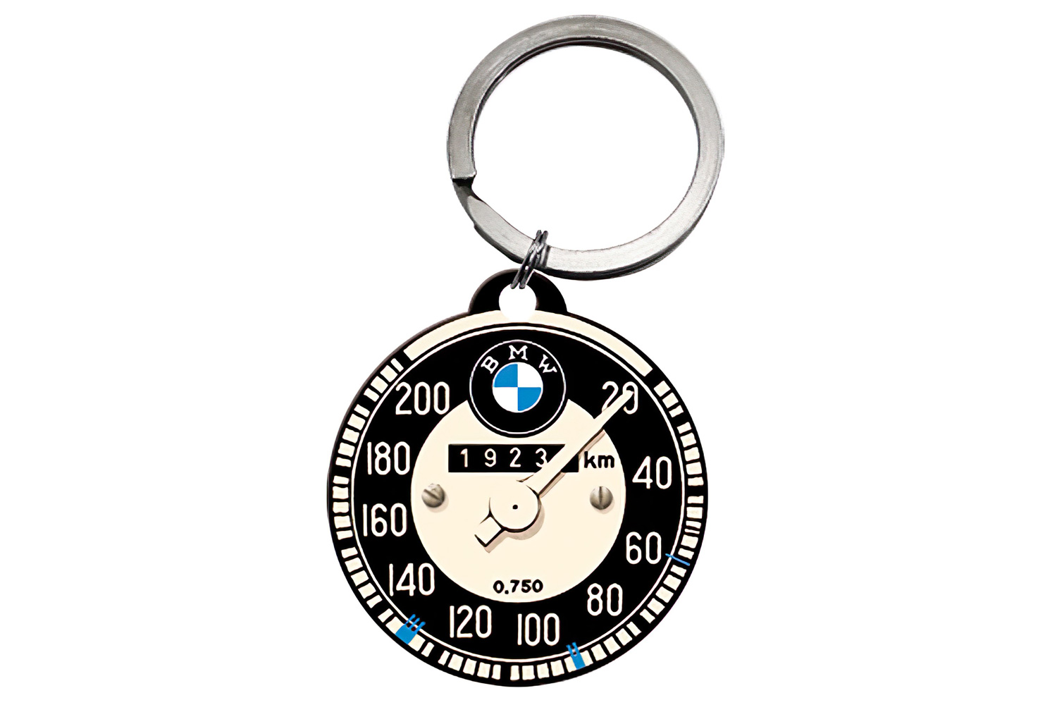 BMW Speedometer key chain round - Nostalgic Art