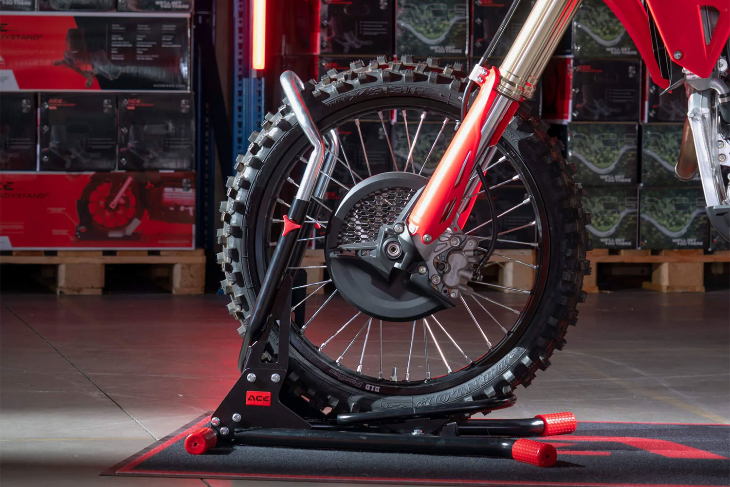 Cavalletto moto Enduro Acebikes SteadyStand Cross Flex