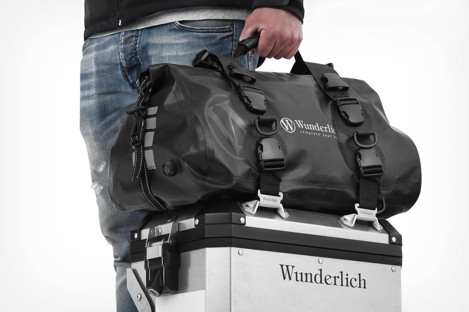 Wunderlich Rack Pack WP40 con chiusura rapida Quicksnap