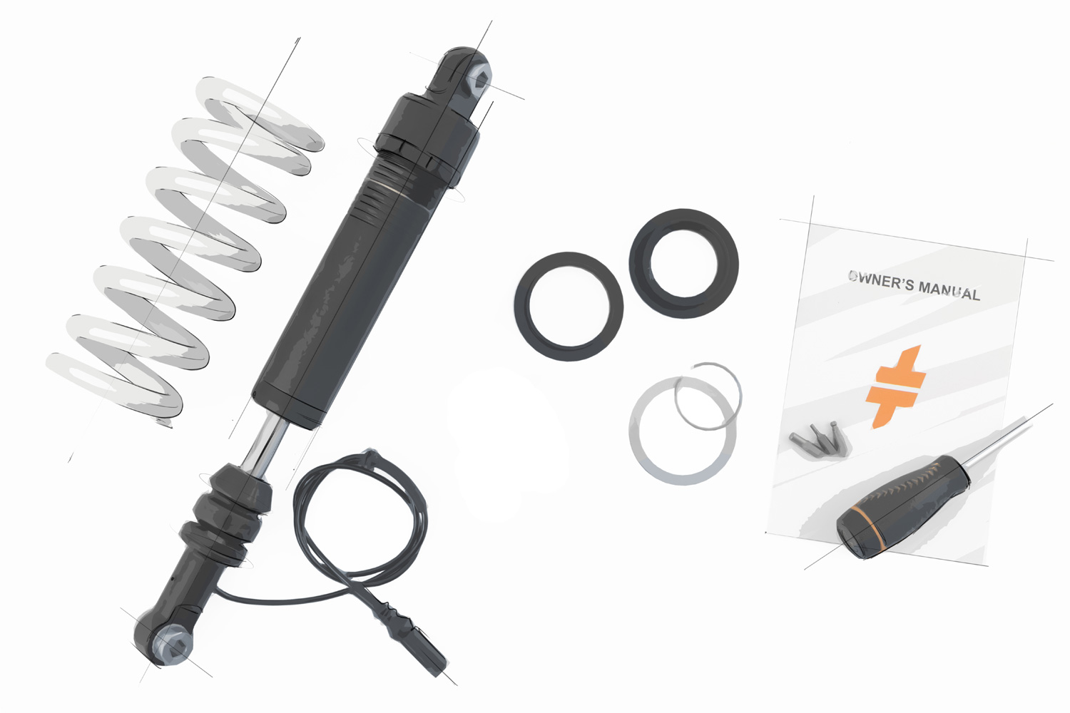 Amortisseur Wunderlich Suspension eS2 ST