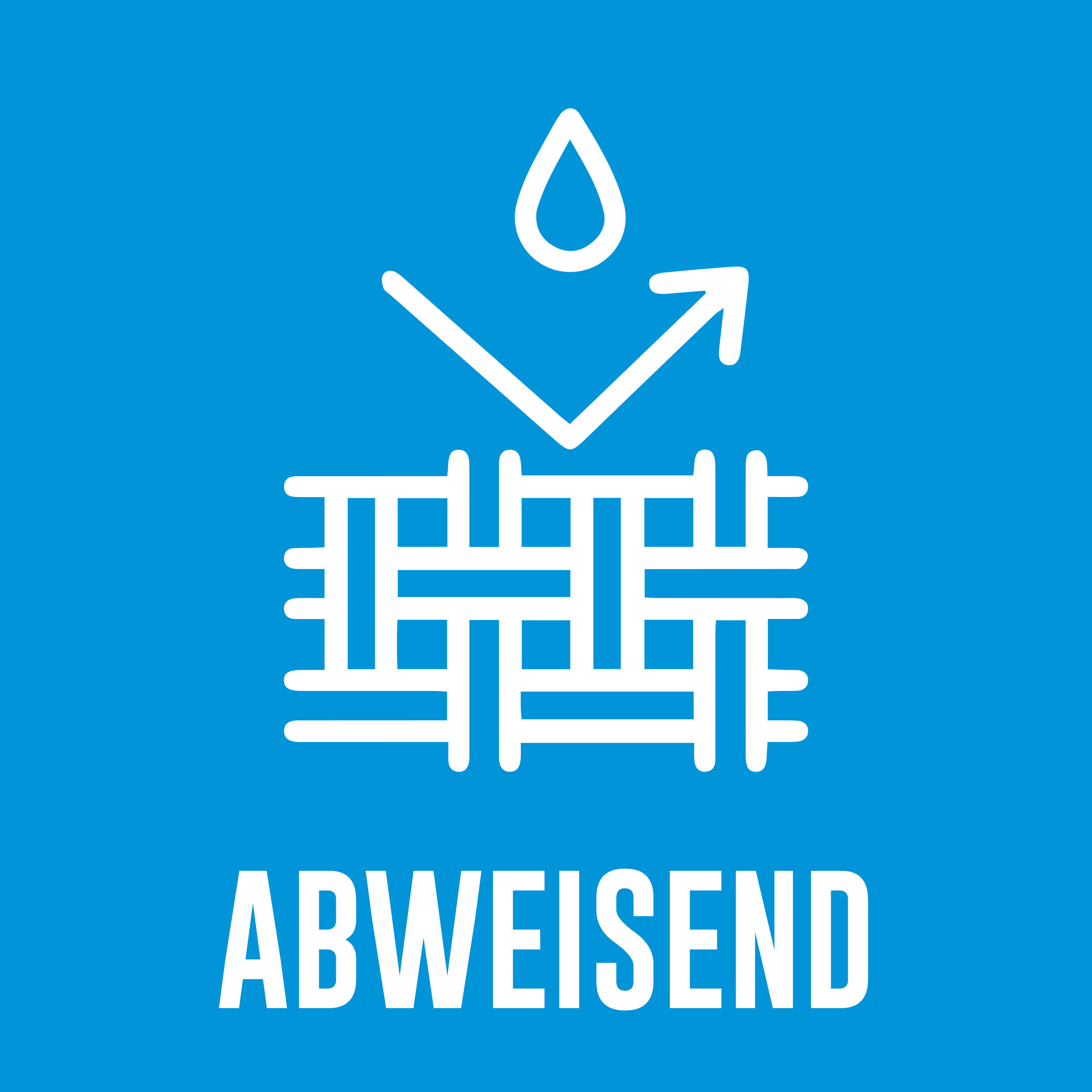 Wasserabweisend