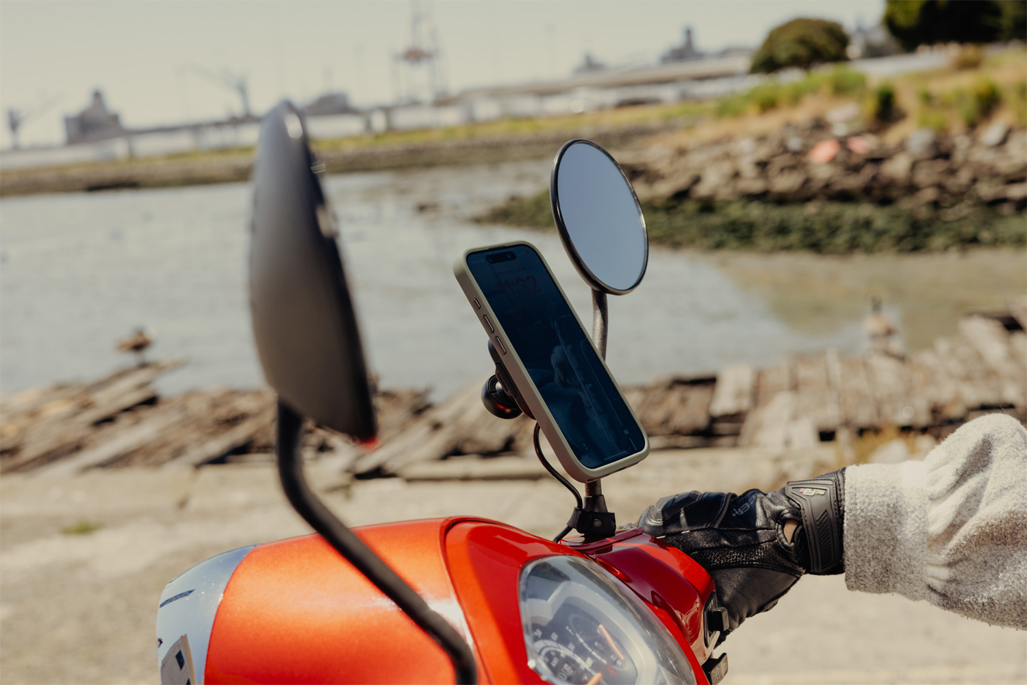 Peak Design Motorrad-Halterung für Spiegel-Montage