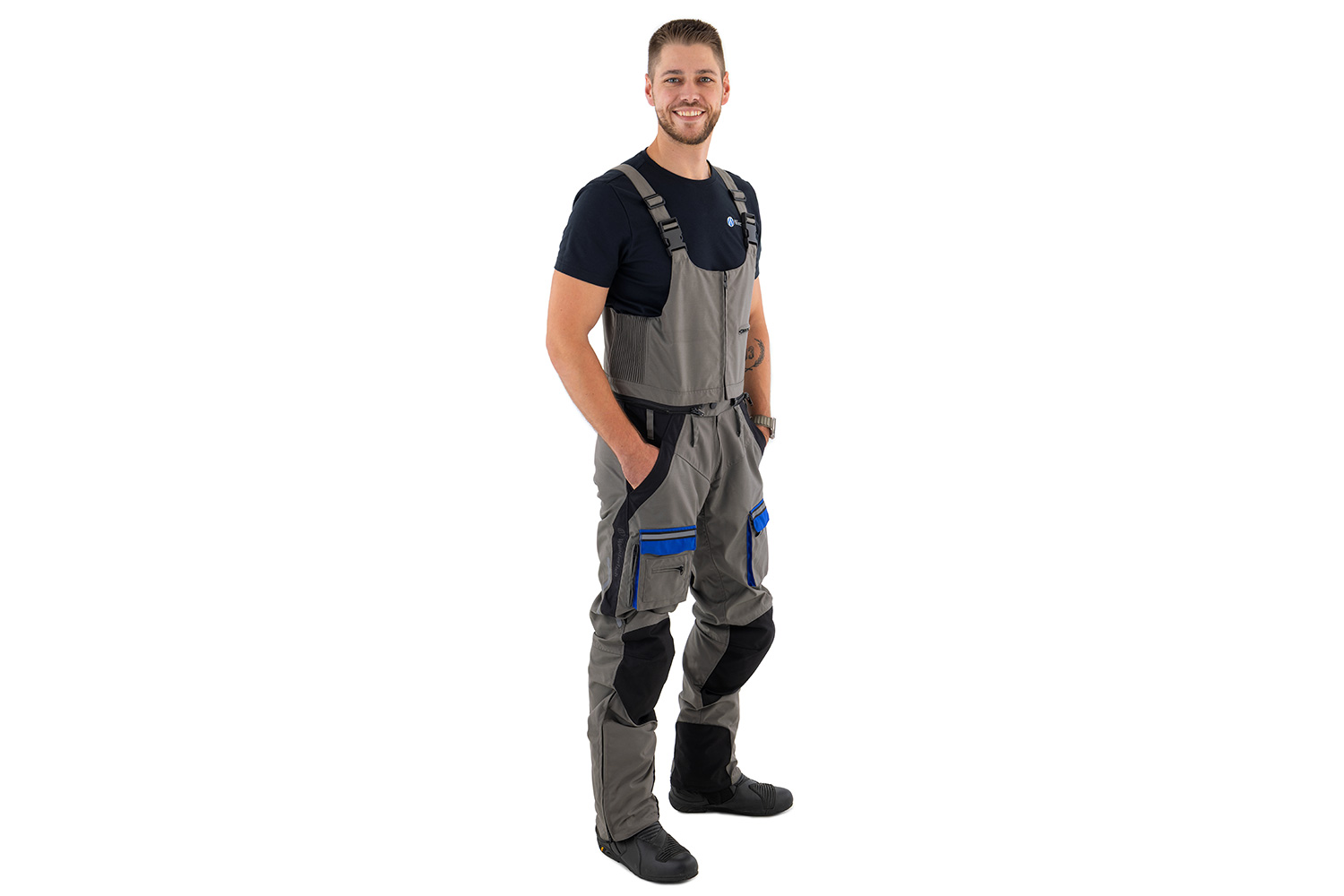Bavette à bretelles pour pantalon de moto Wunderlich