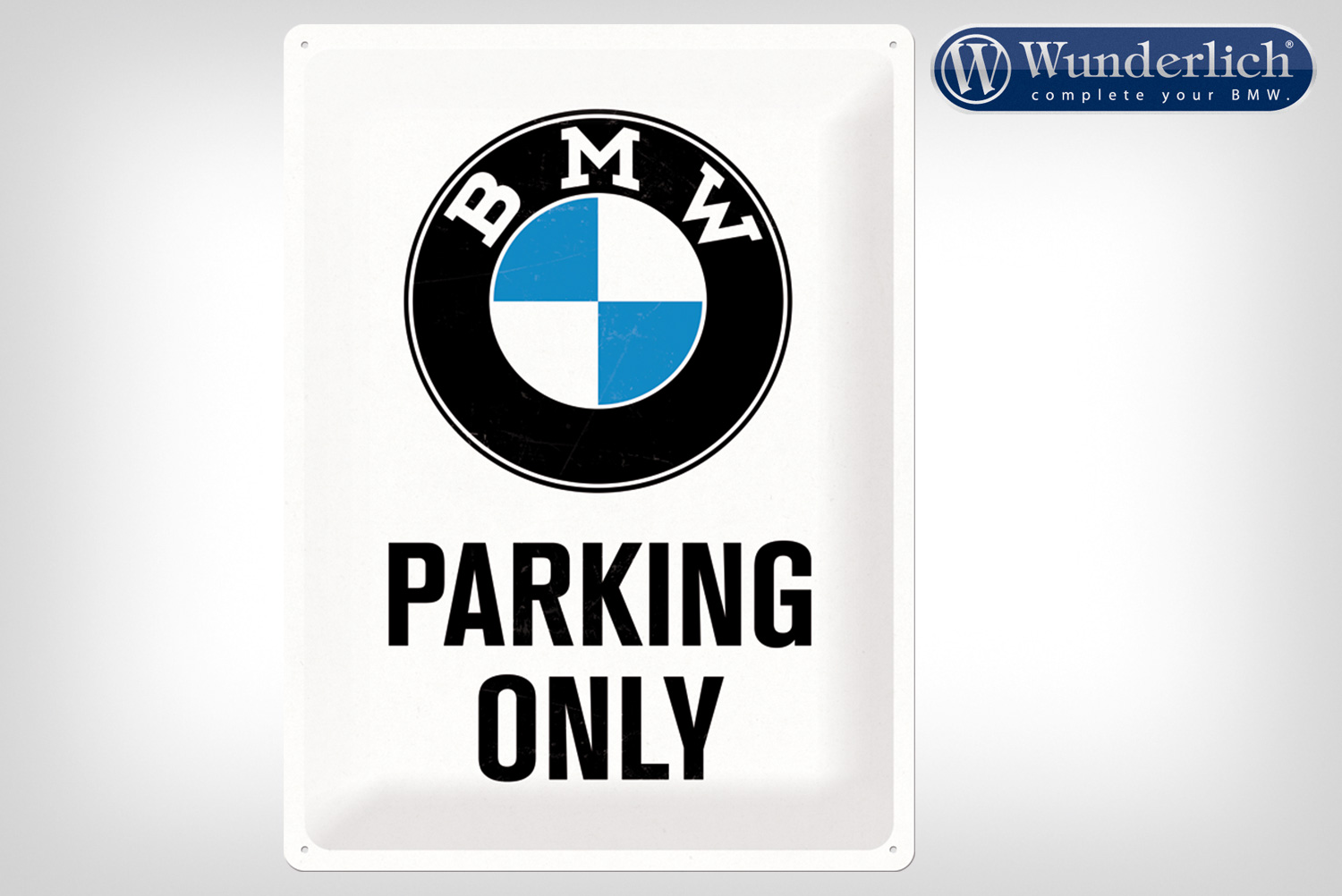 Metal sign BMW Parking Only 30 x 40 cm - Nostalgic-Art