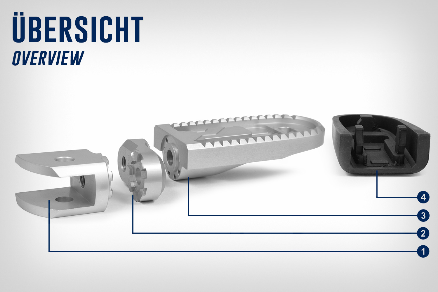 Wunderlich Vario footrest EVO1 (pair)