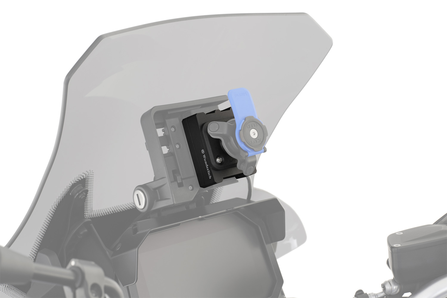 Caja de carga USB Wunderlich con adaptador Quad Lock