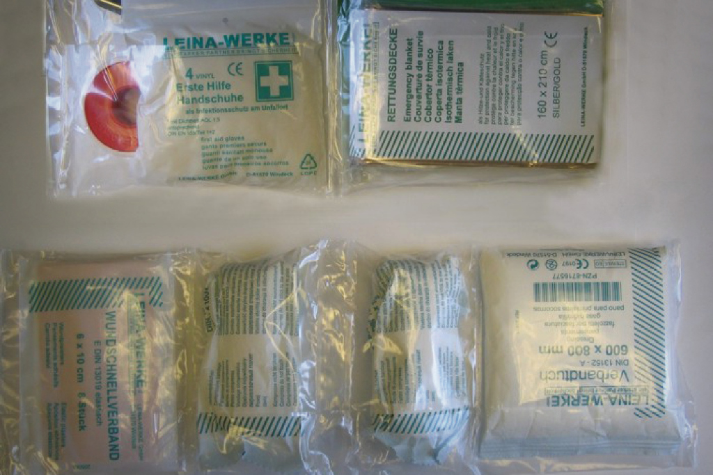 Kraftrad Verbandtasche entspricht DIN 13167