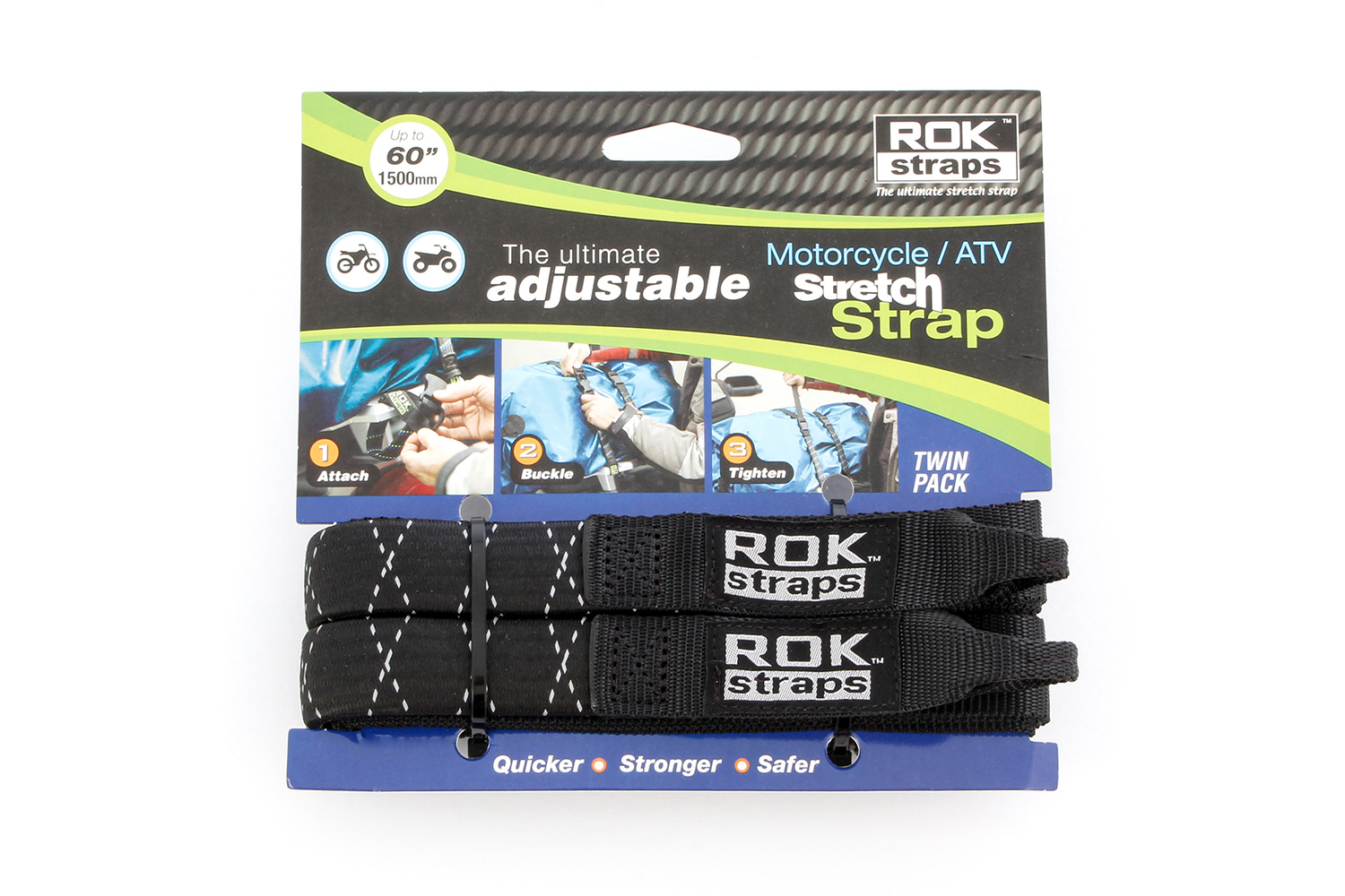 ROK Straps - Heavy Duty (25mm or 1) - Adjustable up to 60 length