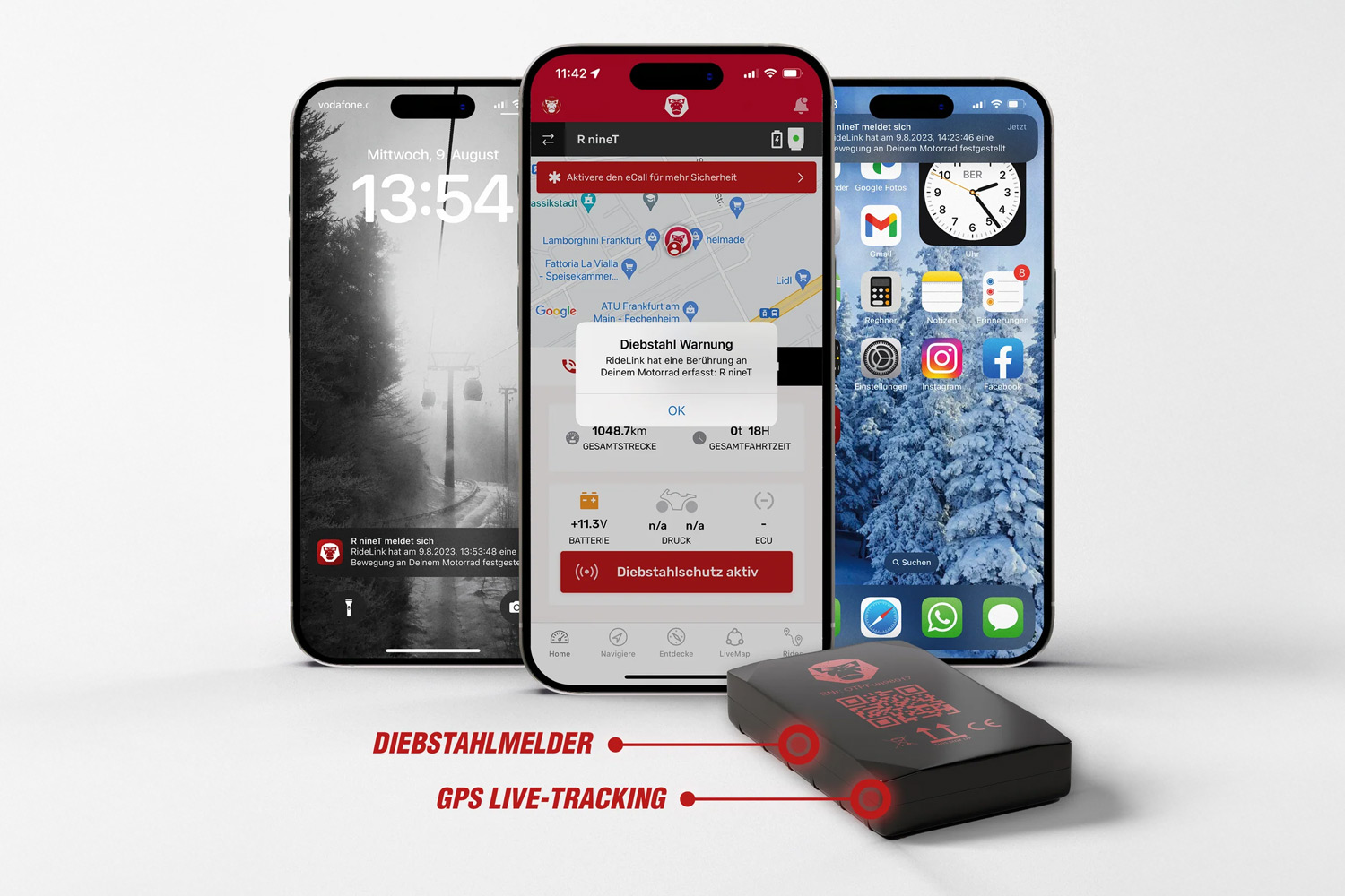 RideLink WingMan 4G GPS-Rastreador