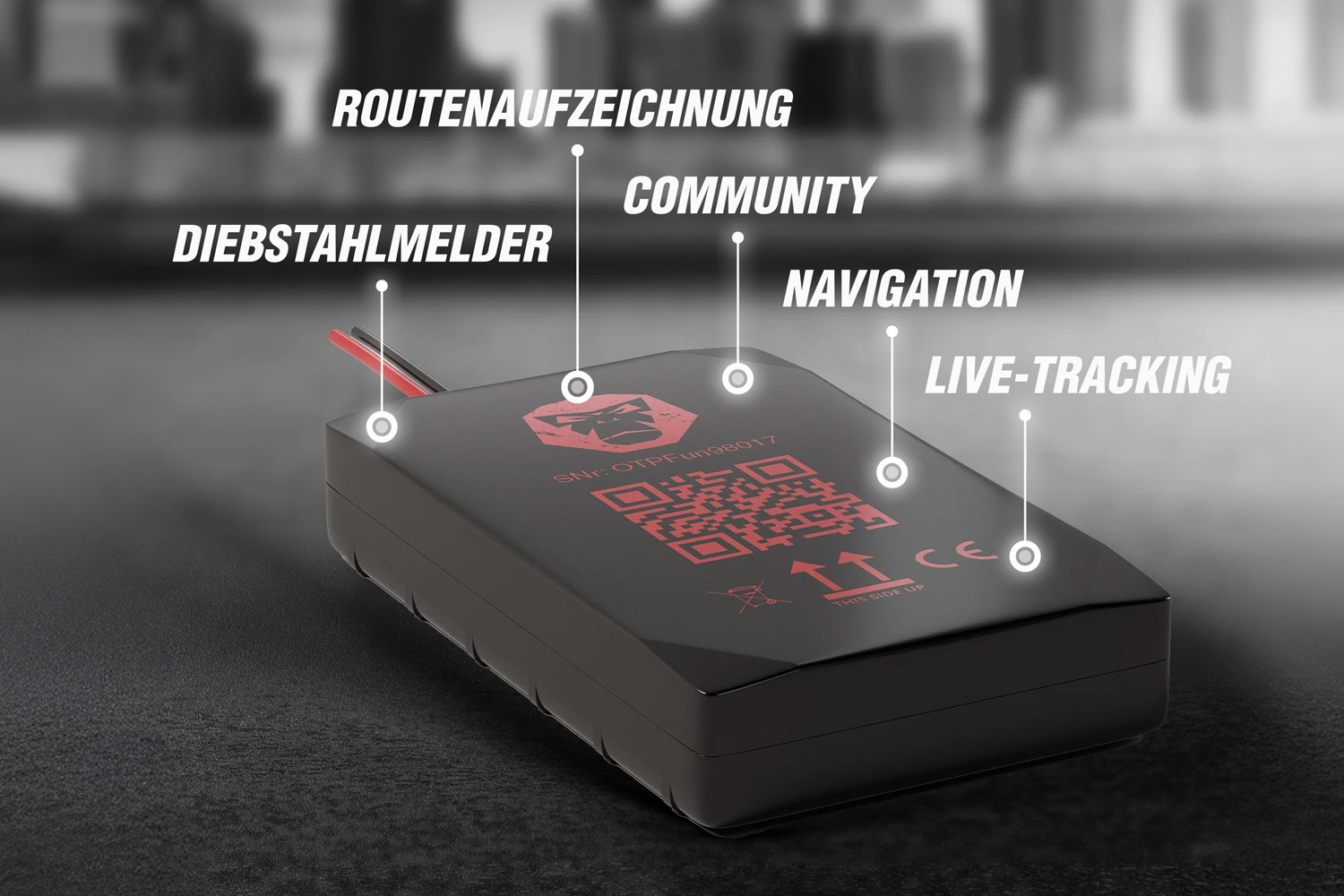 RideLink WingMan 4G GPS-Rastreador