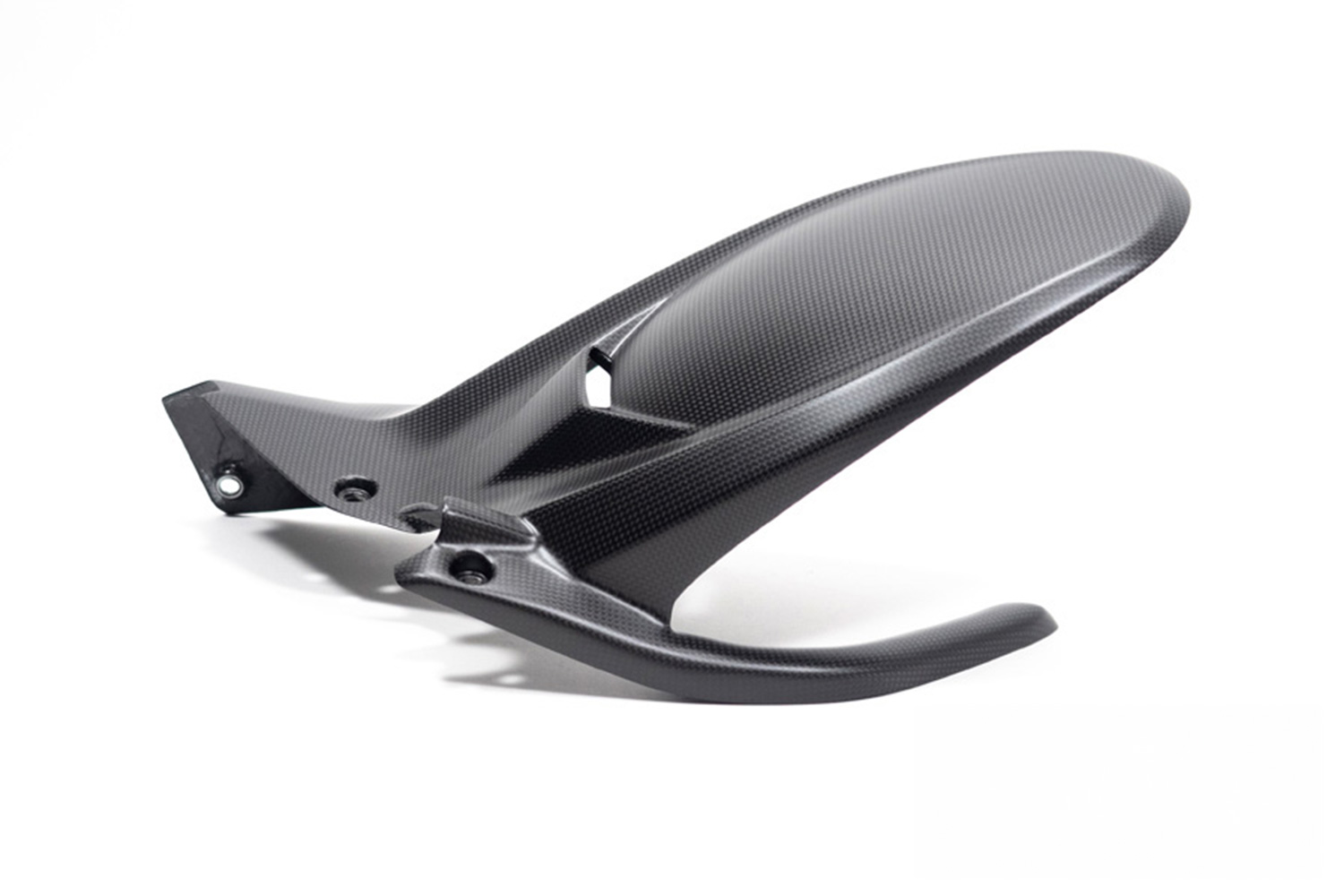 Parafango posteriore Ilmberger con copritubo freno in carbonio opaco MTS /PP/RS