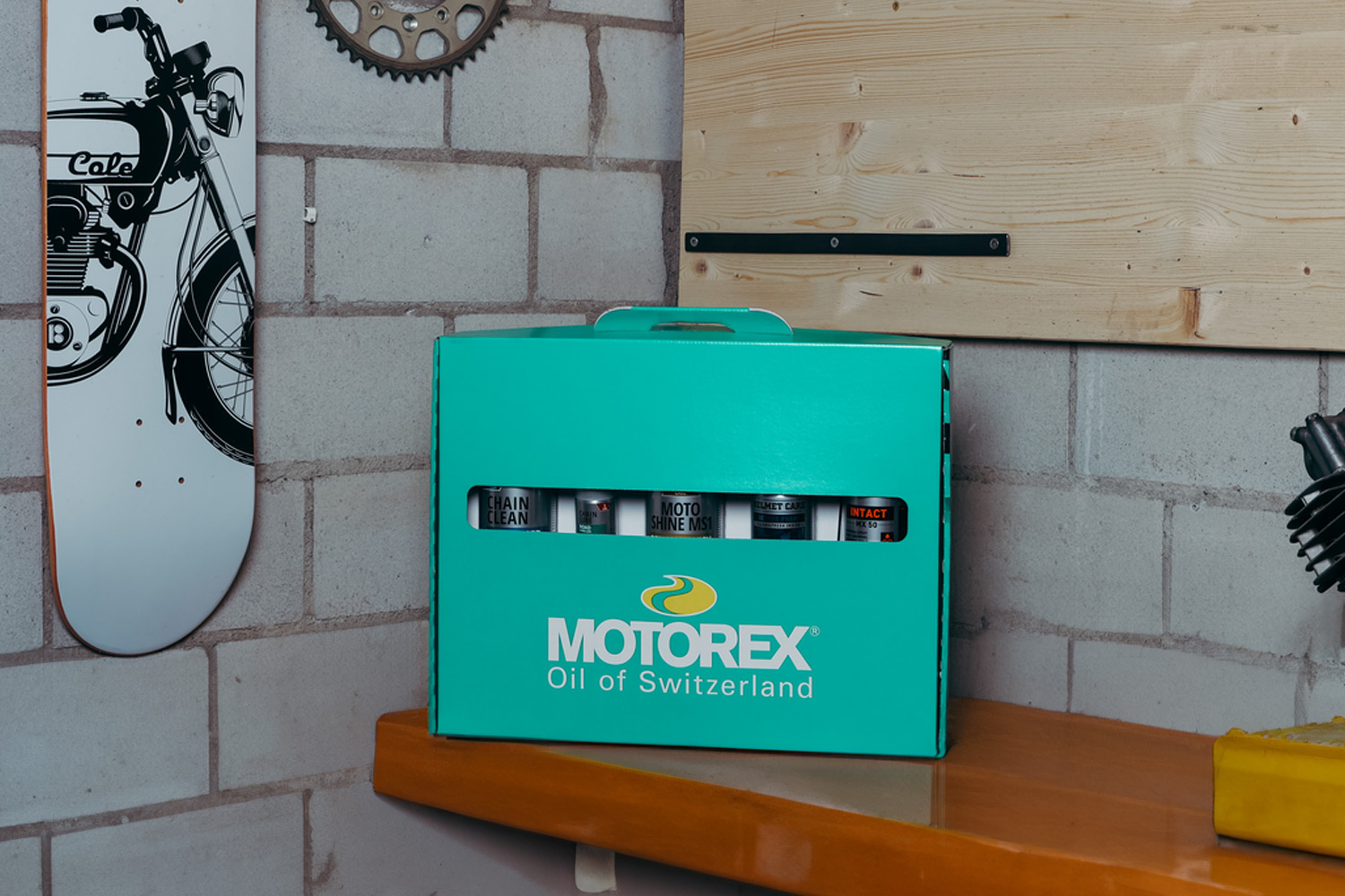 MOTOREX Set di cura completo per motociclette 6 pezzi