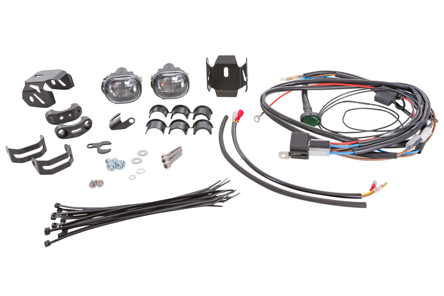 Wunderlich MICROFLOOTER LED auxiliary headlight for protection bar