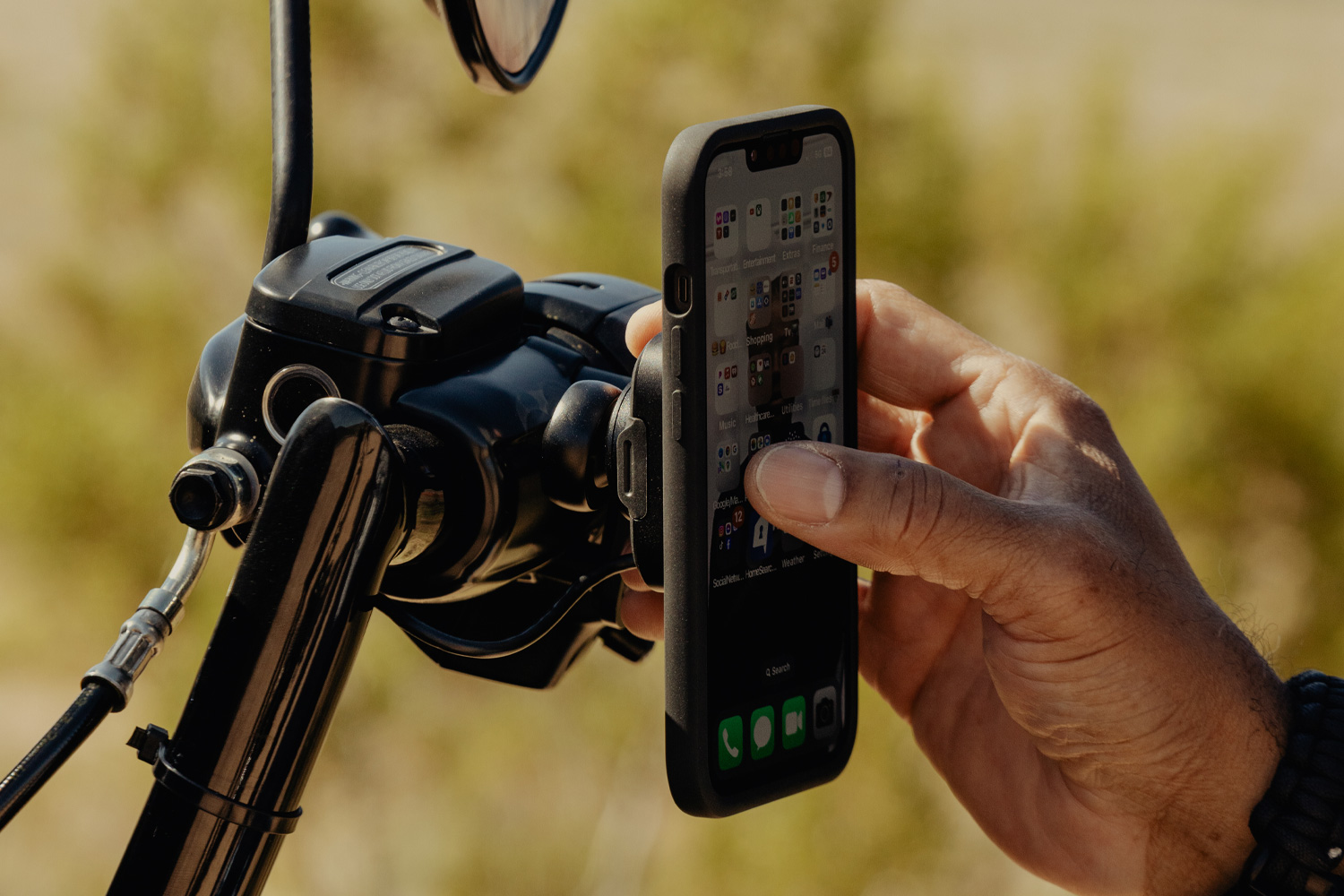 Peak Design Motorrad Armatur-Halterung