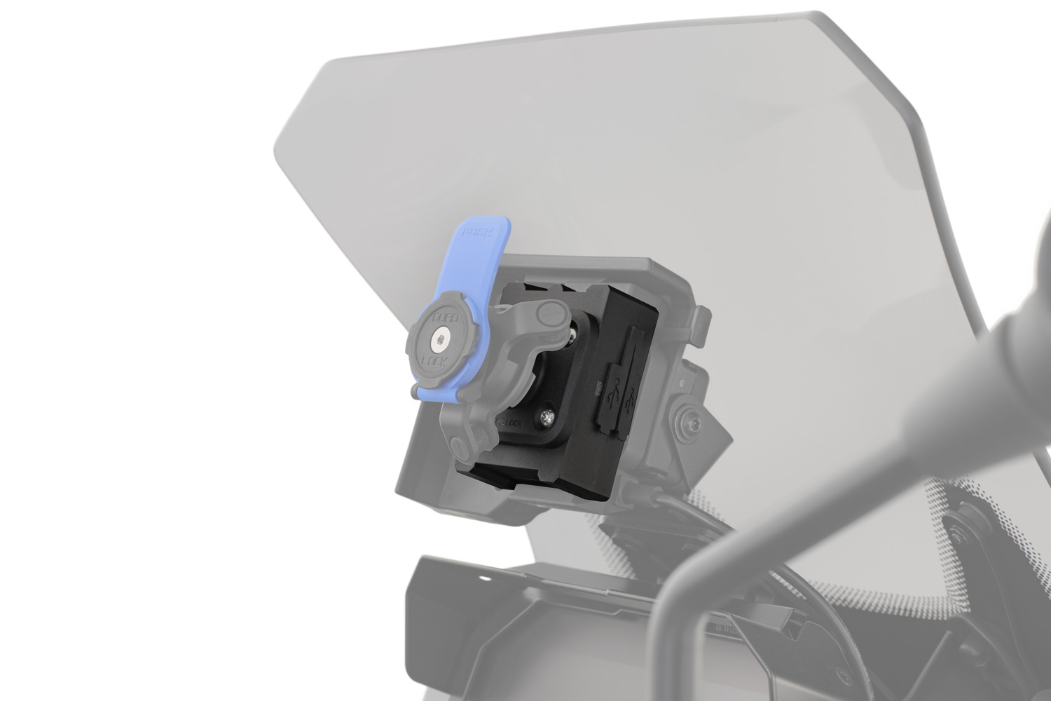 Caja de carga USB Wunderlich con adaptador Quad Lock