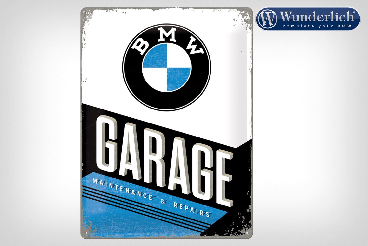 Metal sign BMW Garage 30 x 40 cm - Nostalgic Art