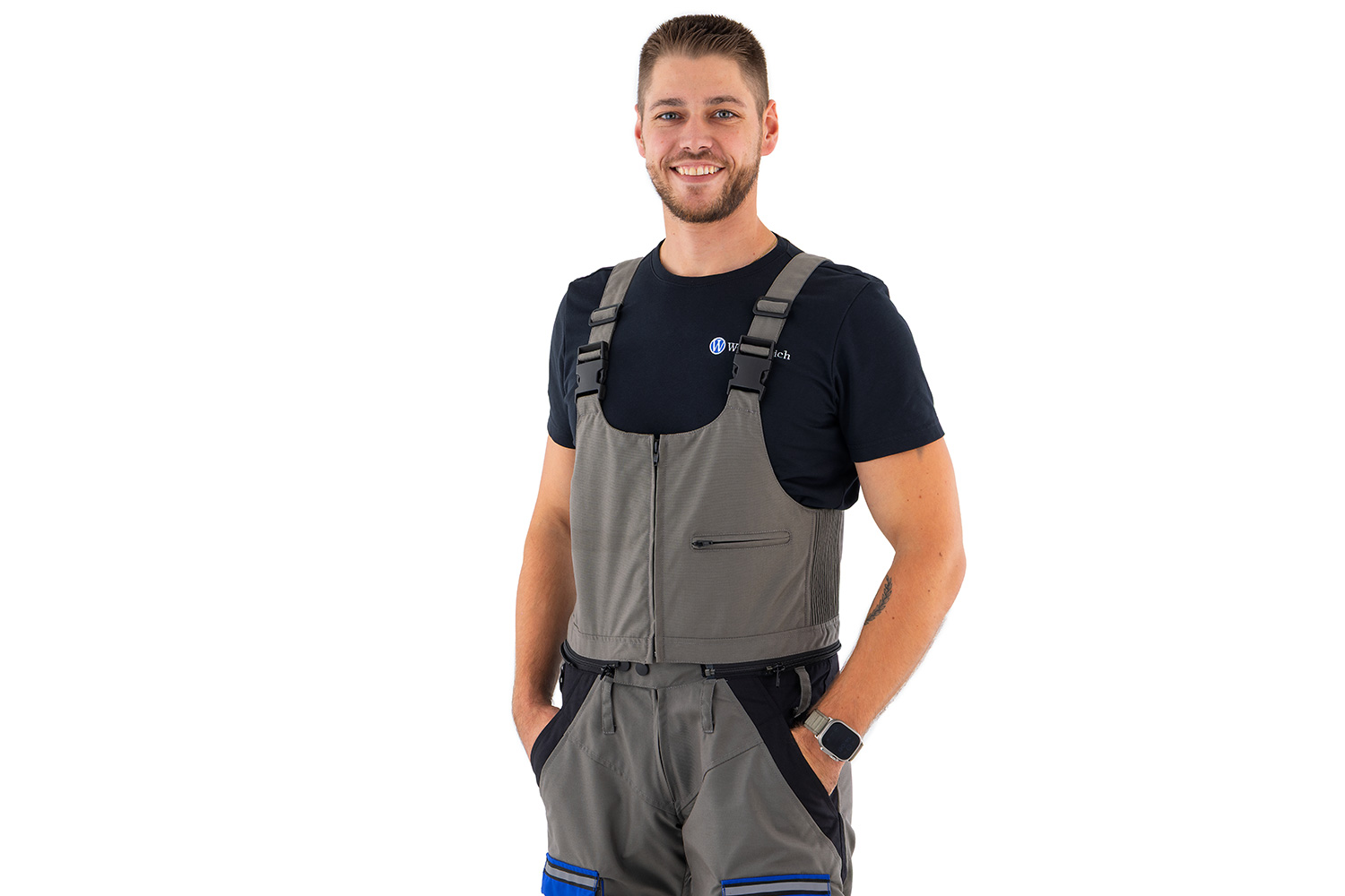 Pettorale con bretelle per pantaloni da moto Wunderlich