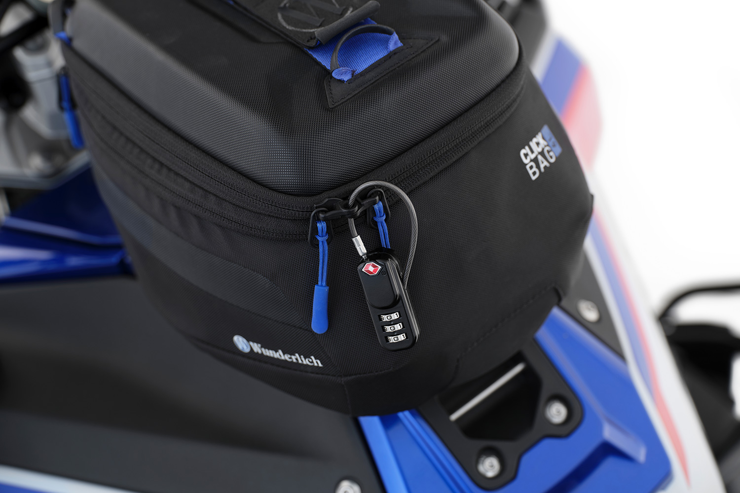 Wunderlich Diebstahlsicherung für Tankrucksack CLICK BAG