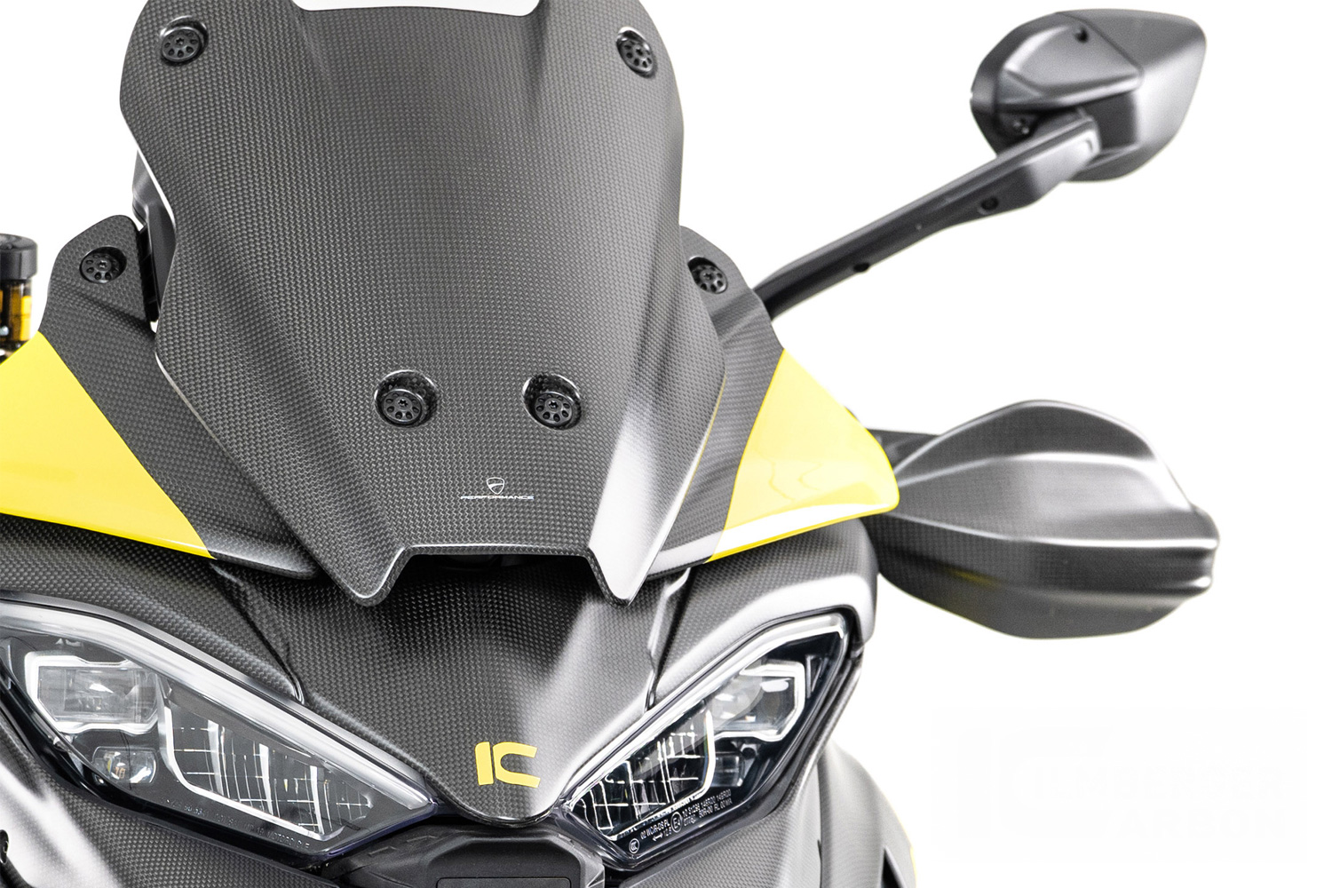 Deflettore aria Ilmberger sul cockpit per Ducati Multistrada V4 2025