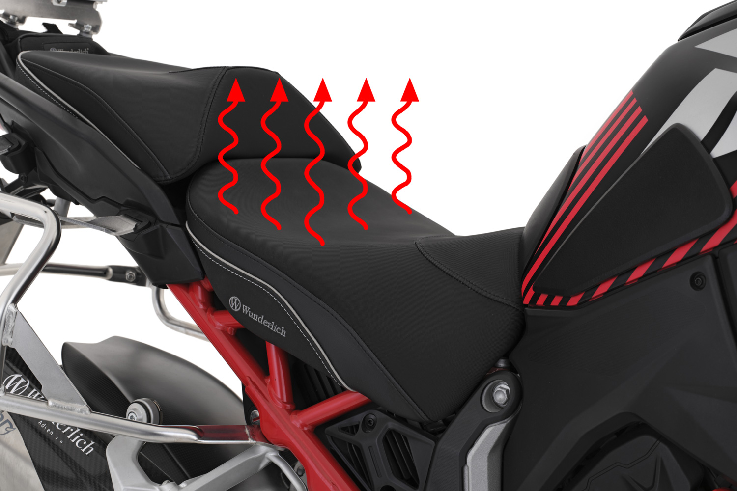 Wunderlich Fahrersitzbank AKTIVKOMFORT mit Sitzheizung Multistrada V4