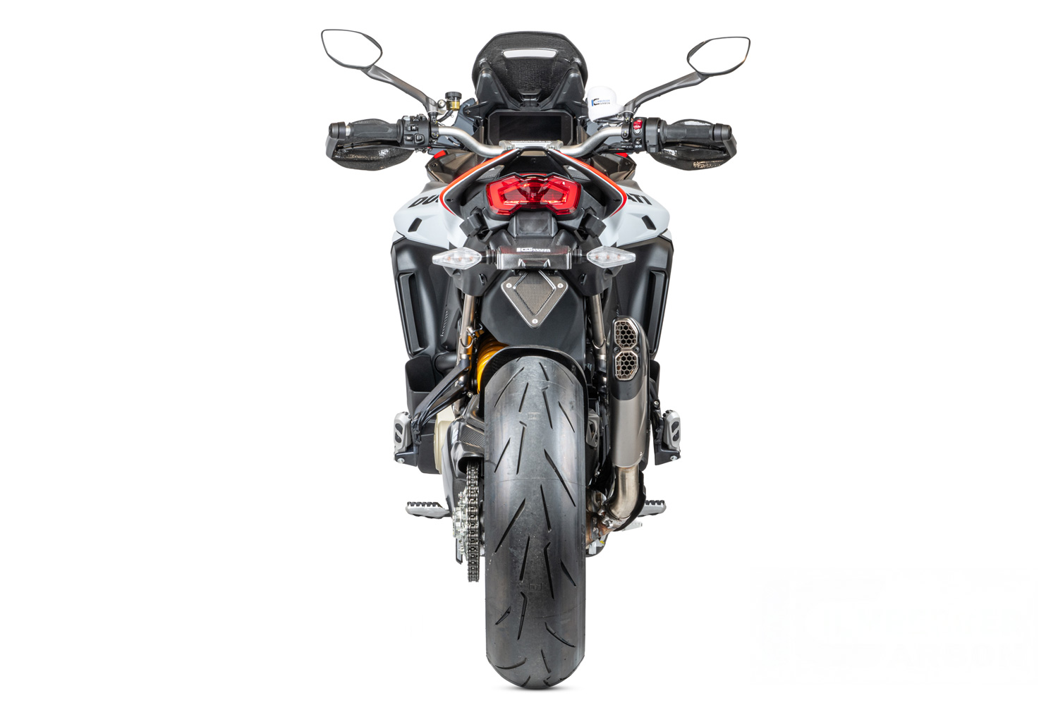 Ilmberger licence plate holder for Multistrada V4 (from 2025)