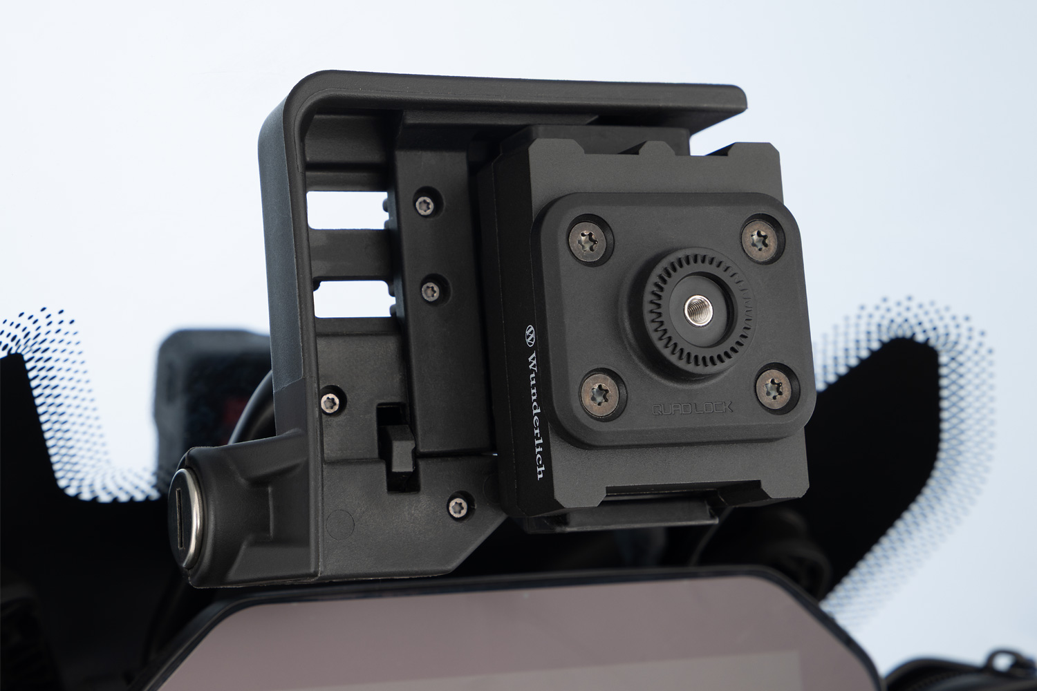 Caja de carga USB Wunderlich con adaptador Quad Lock