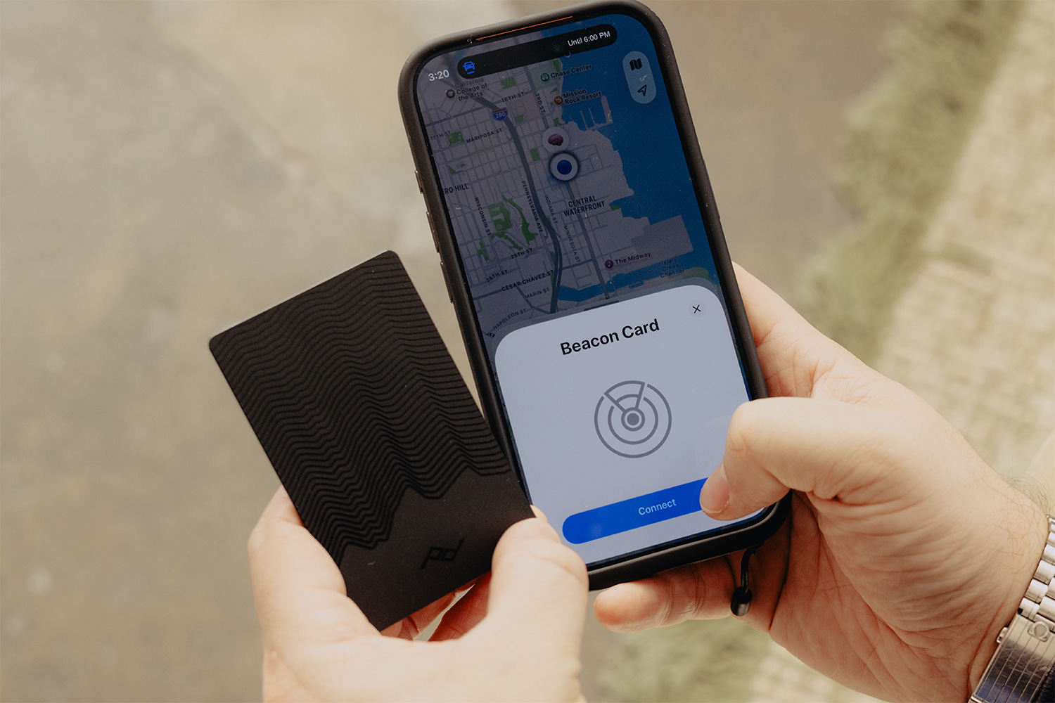 Carte de localisation Beacon Peak Design