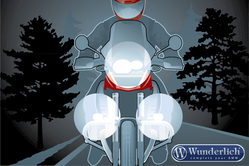 Fari supplementari LED MICROFLOOTER da montare sul paracilindri