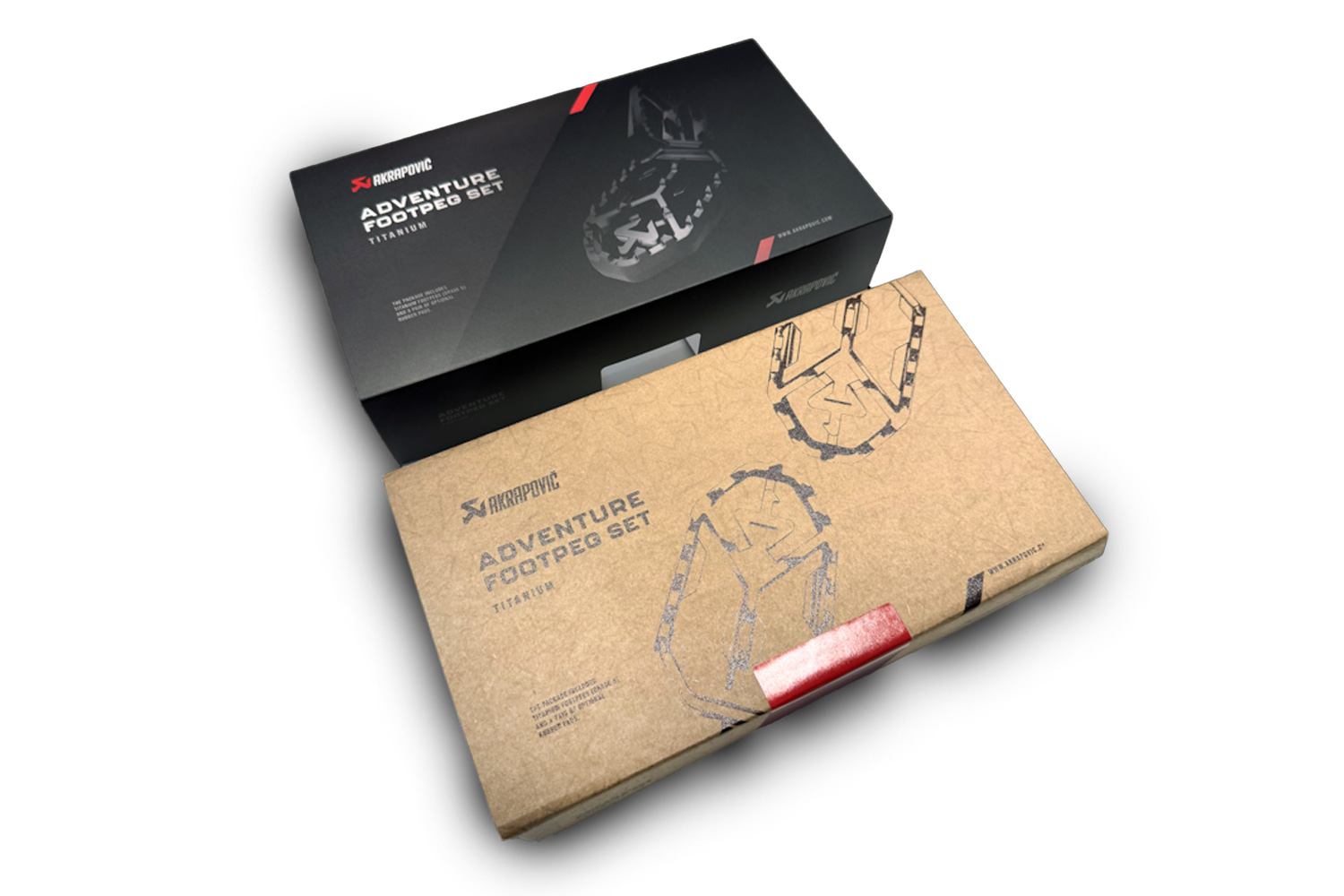 Akrapovic Ducati Adventure Fußrastenset