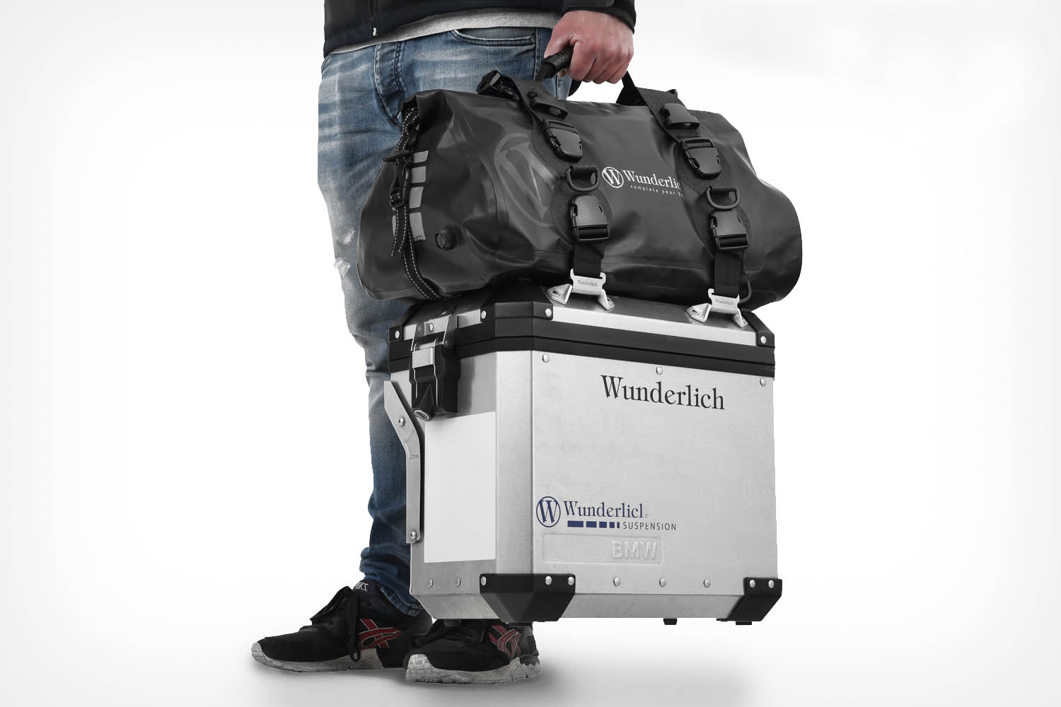 Wunderlich Rack Pack WP40 con chiusura rapida Quicksnap