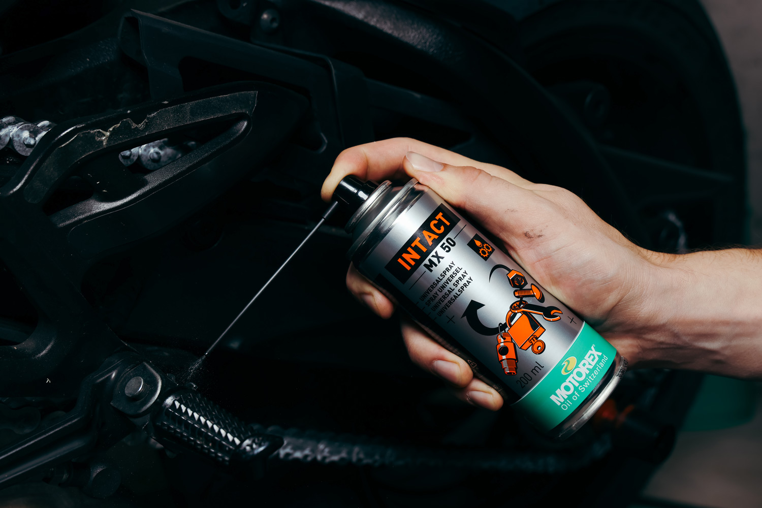 MOTOREX Komplettes Pflegeset für Motorräder 6-teilig