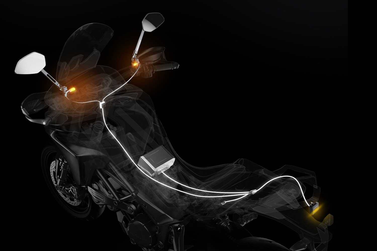 Chigee SR-1 LED blind spot assist & collision warning system