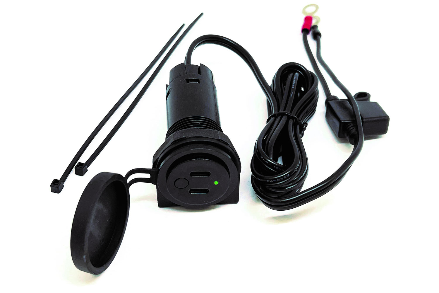 USB Doppel-Bordsteckdose mit Schalter BAAS USB18