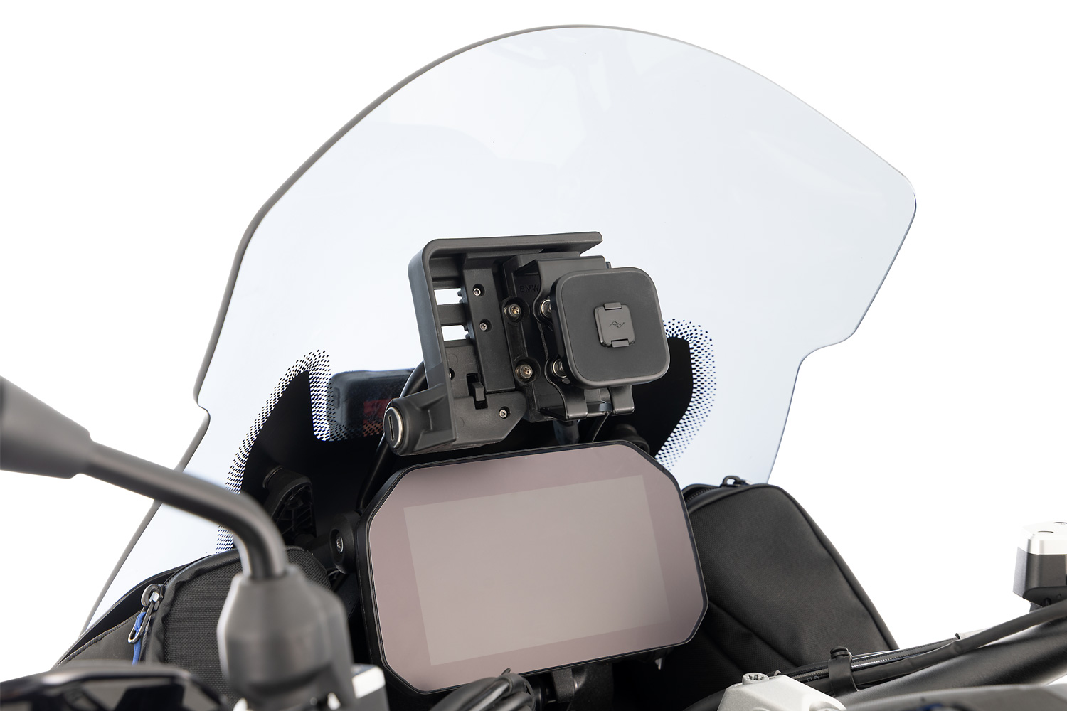 Supporto dispositivo Wunderlich per supporti di navigazione originali con supporto Peak Design