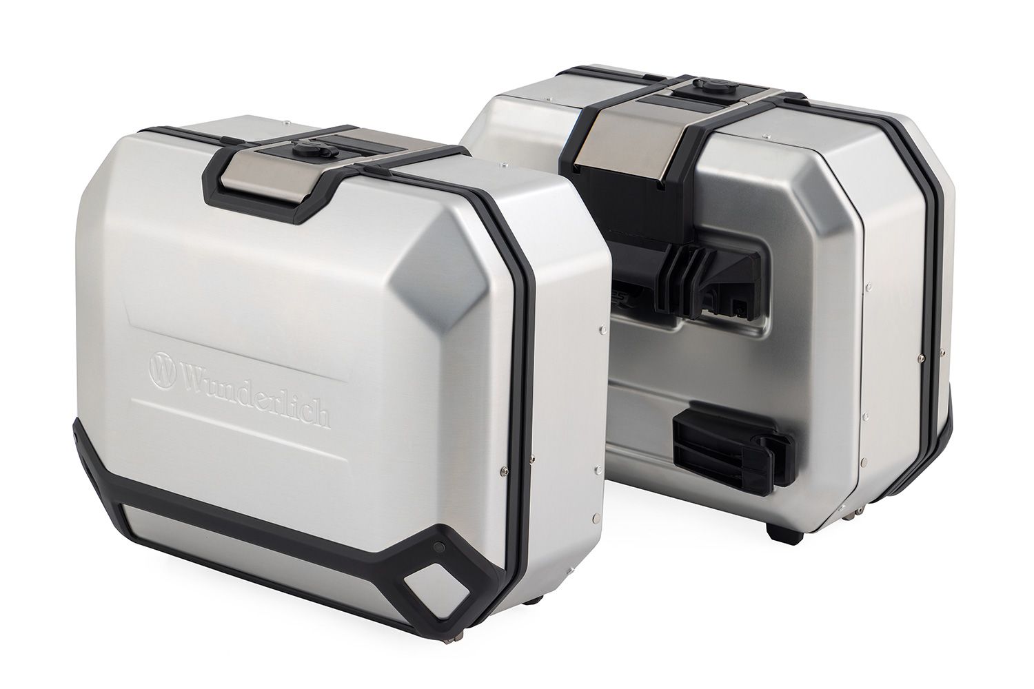 Wunderlich Suitcase Set X-CASE X36 Aluminium with lock that can be coded Wunderlich Suitcase Set X-CASE X36 Aluminium with lock that can be coded