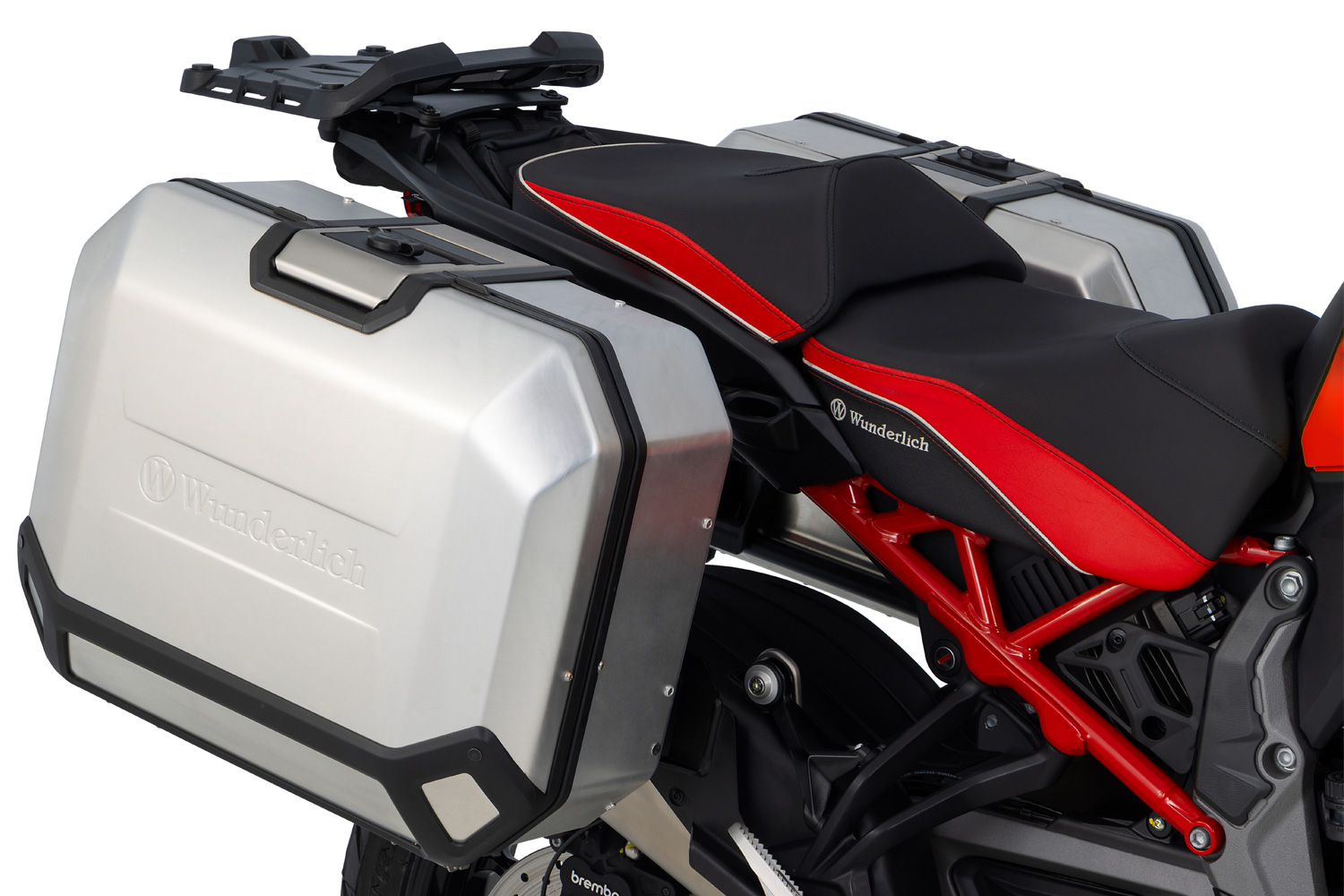 Wunderlich X-RACK case carrier for Multistrada V4