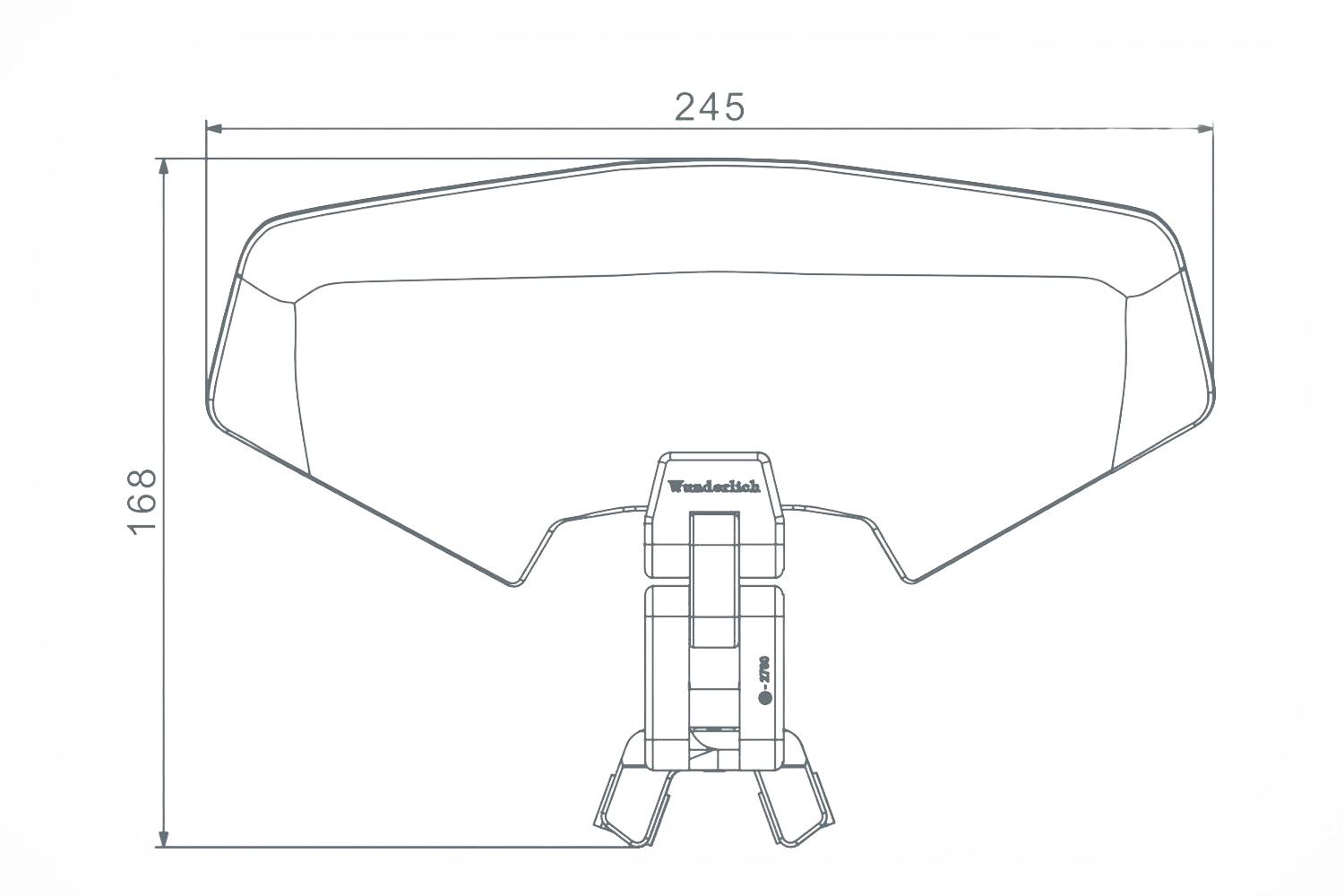 Déflecteur Wunderlich VARIO-ERGO 3D+