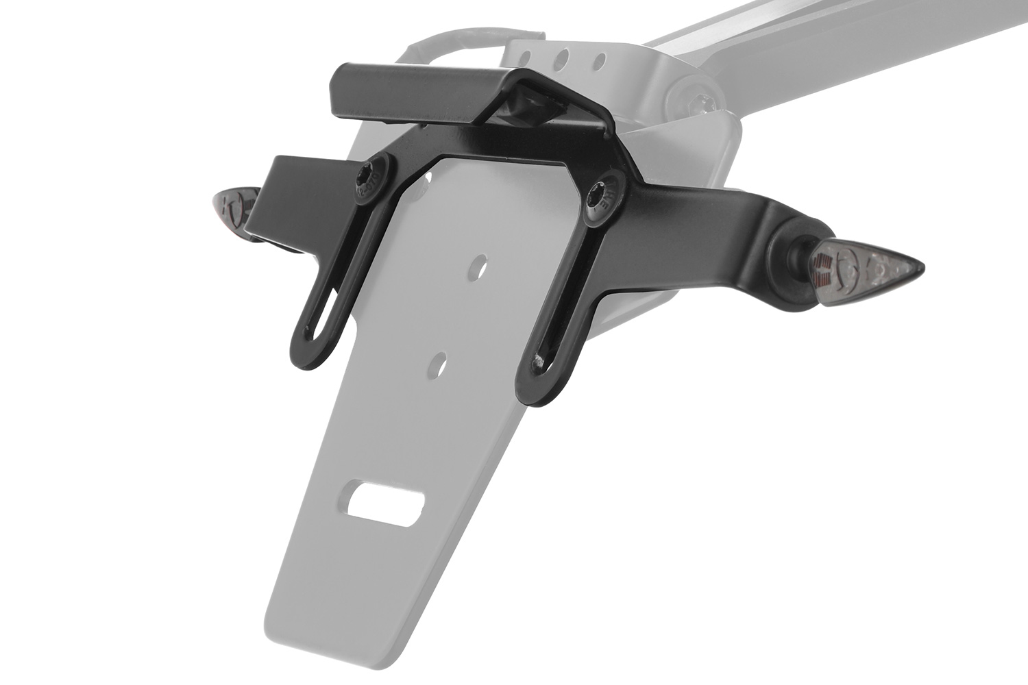 Wunderlich Blinker Halterung inkl. Kellermann Rhombus S Dark Blinker