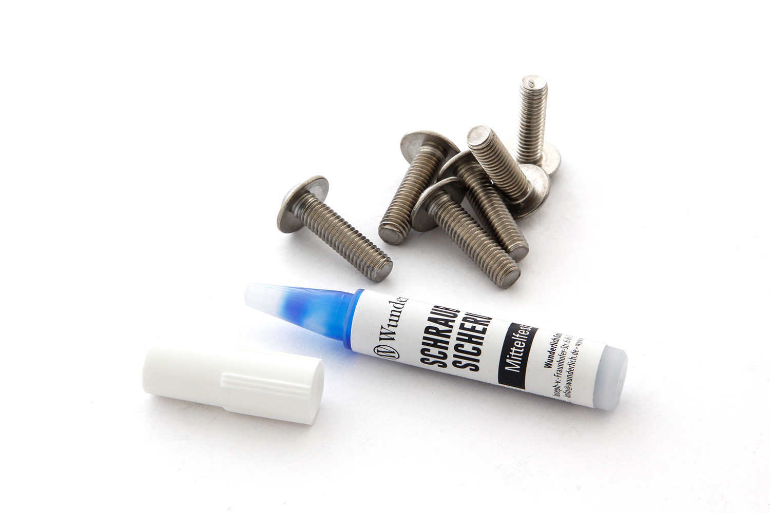 Wunderlich Schraubensicherung mittelfest 5er Set je 1g