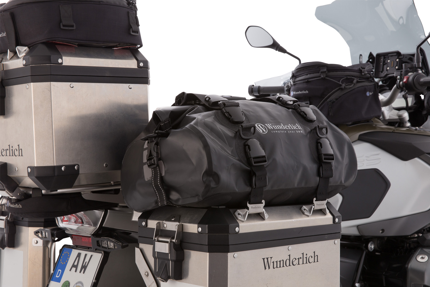 Wunderlich Rack Pack WP40 con chiusura rapida Quicksnap