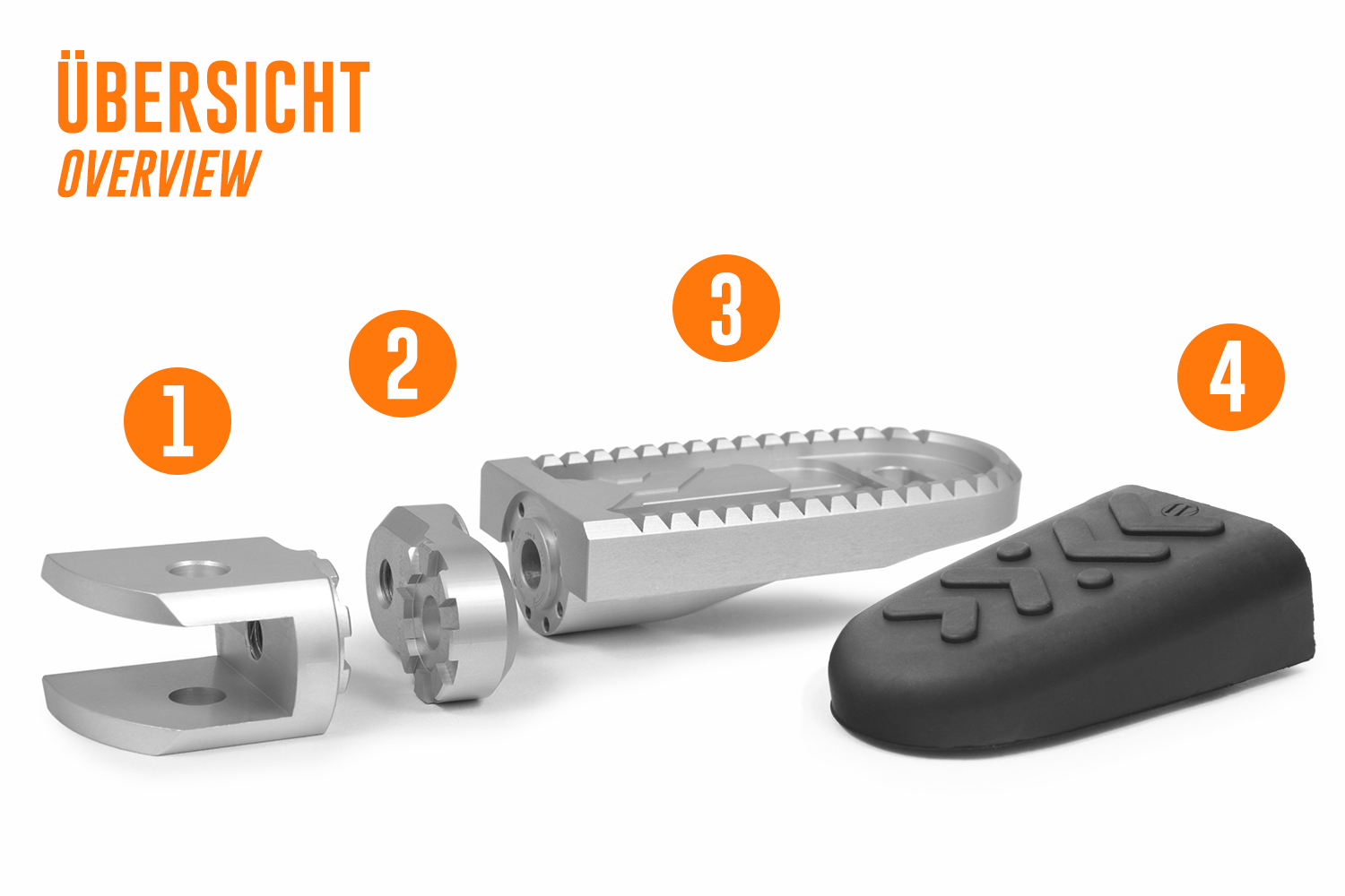 Wunderlich Vario-Adapter EVO1 (Paar)