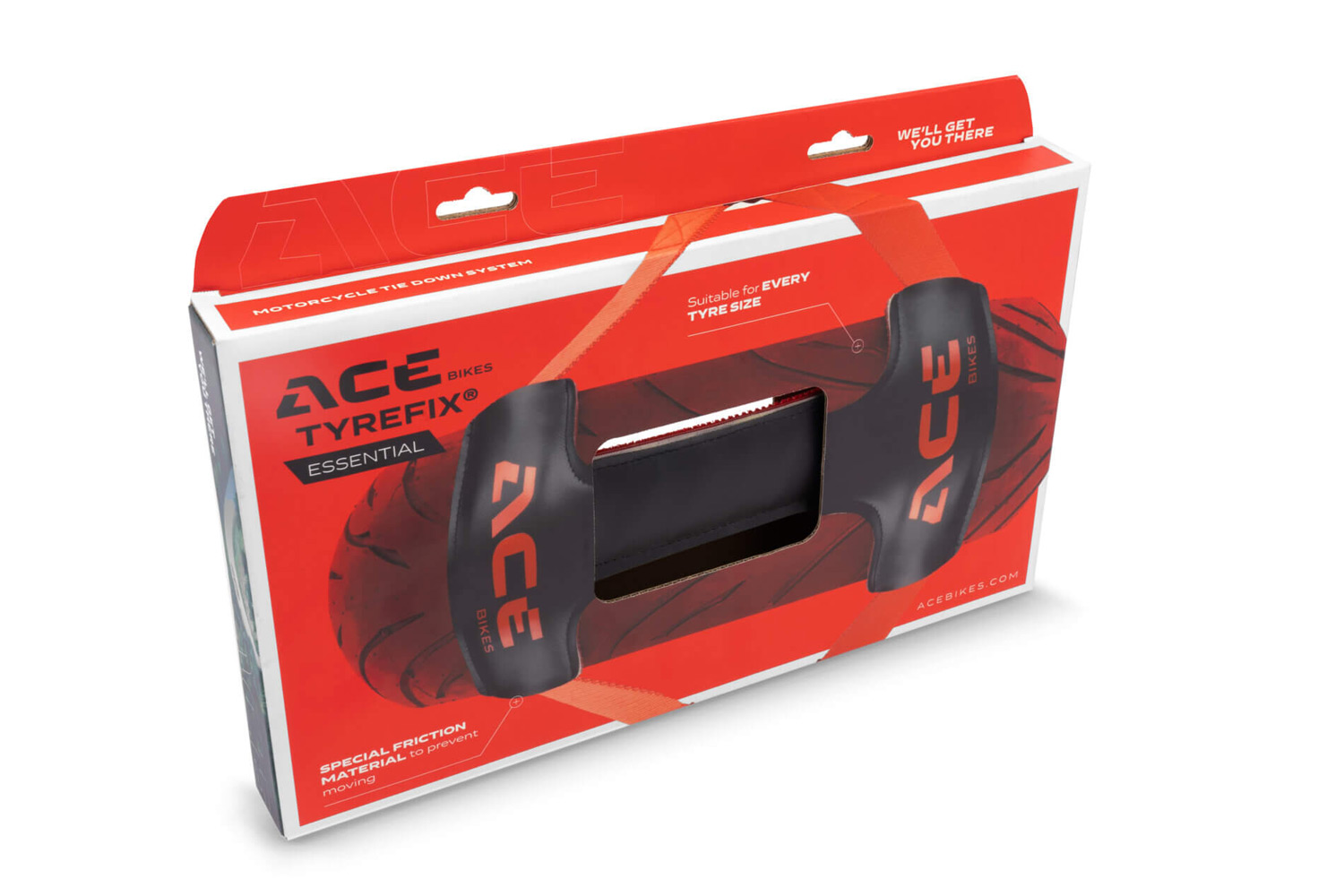 Acebikes TyreFix® Essential transport and lashing system