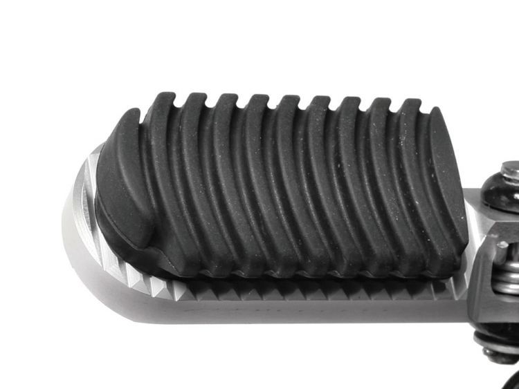Foot peg rubber for lowering footrest ERGO-COMFORT